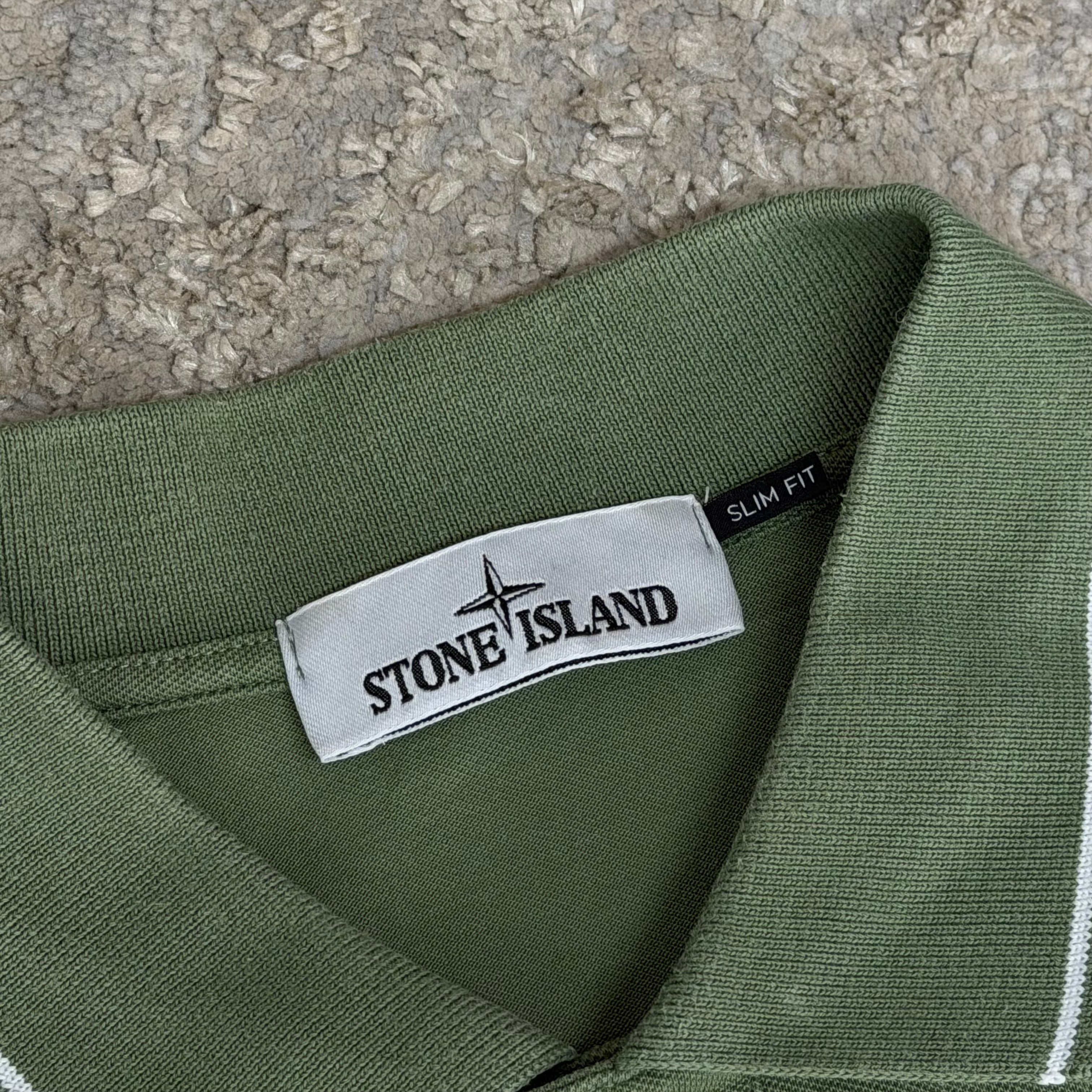 Stone Island Green Polo Shirt - XL Slim 22’’