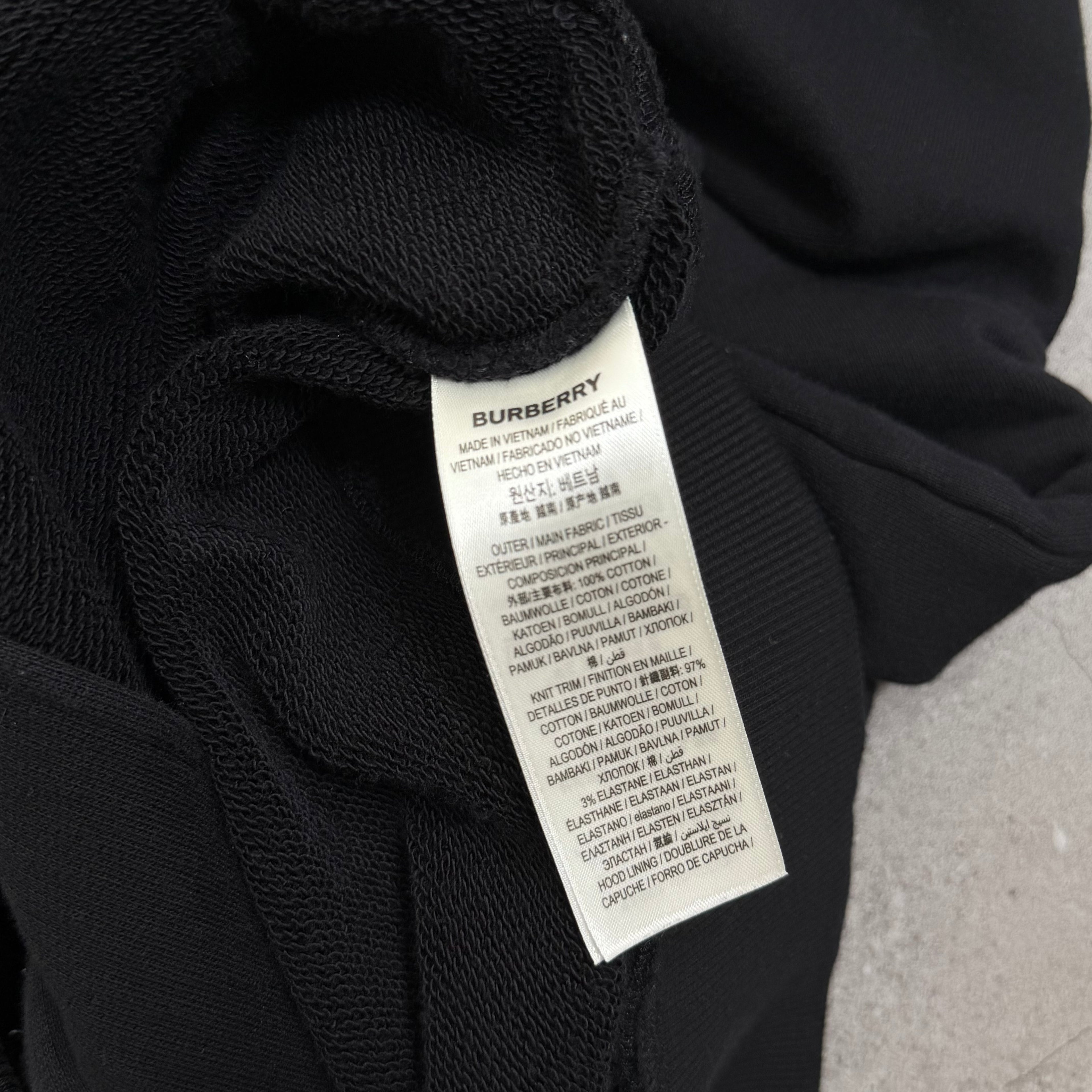 Burberry Zip Up Check Hood Hoodie - Medium 21’’