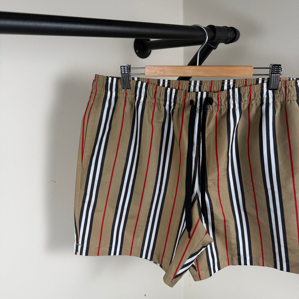 Burberry Stripe Swimming Shorts - Large