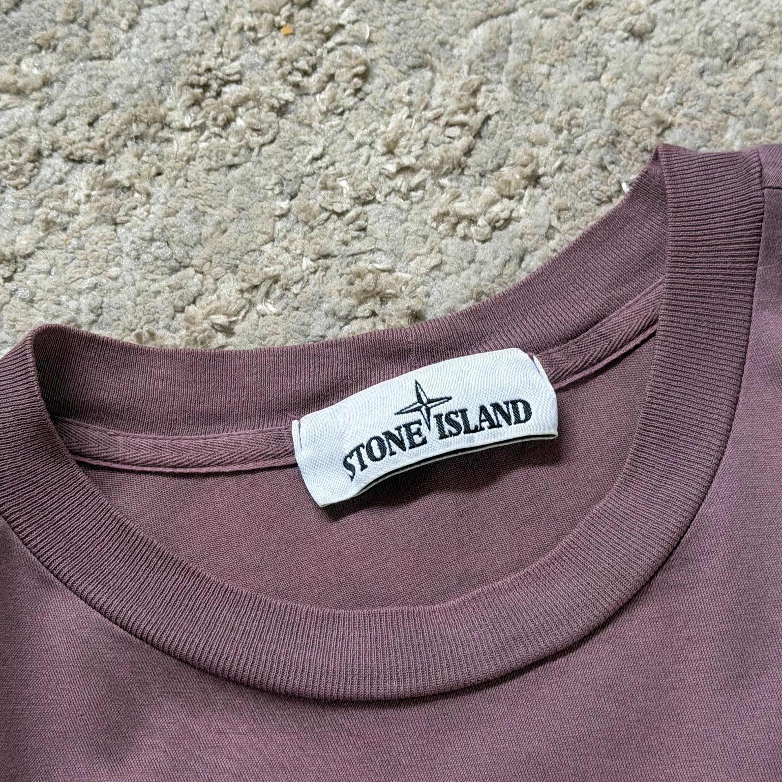 Stone Island Compass Maroon T-Shirt - Medium 19.5’’