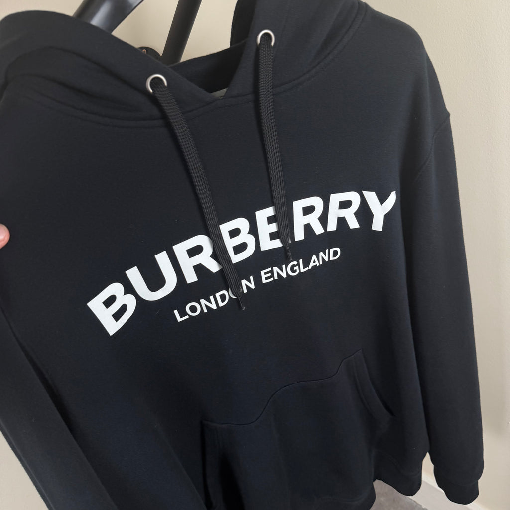 Burberry Black Pullover Hoodie - XL 25.5’’