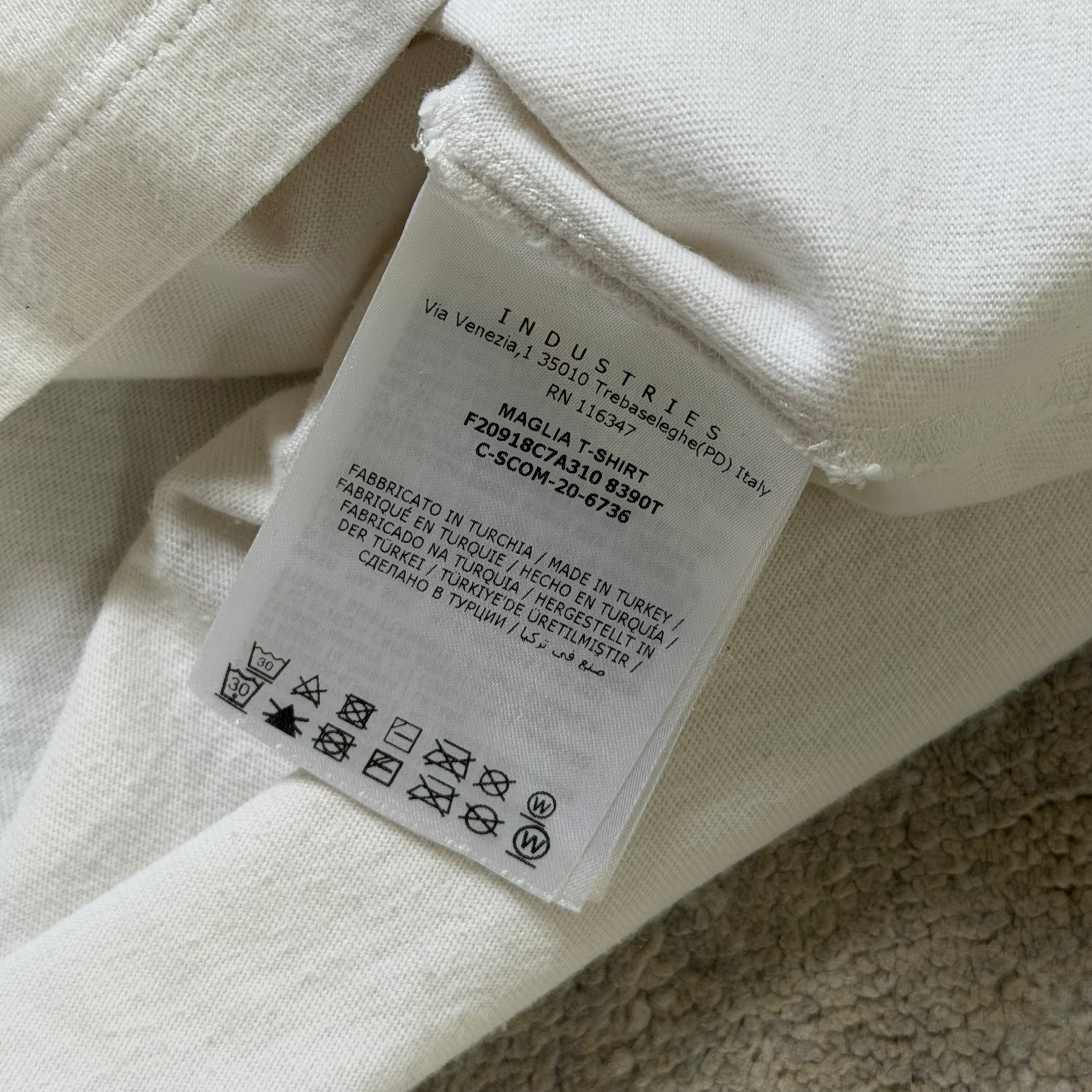Moncler Graphic White T-Shirt - Small 19’’