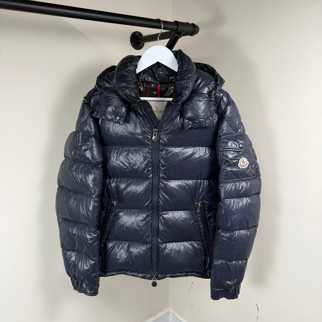 Moncler Maya Giubbotto Navy Jacket - Size 2 21’’