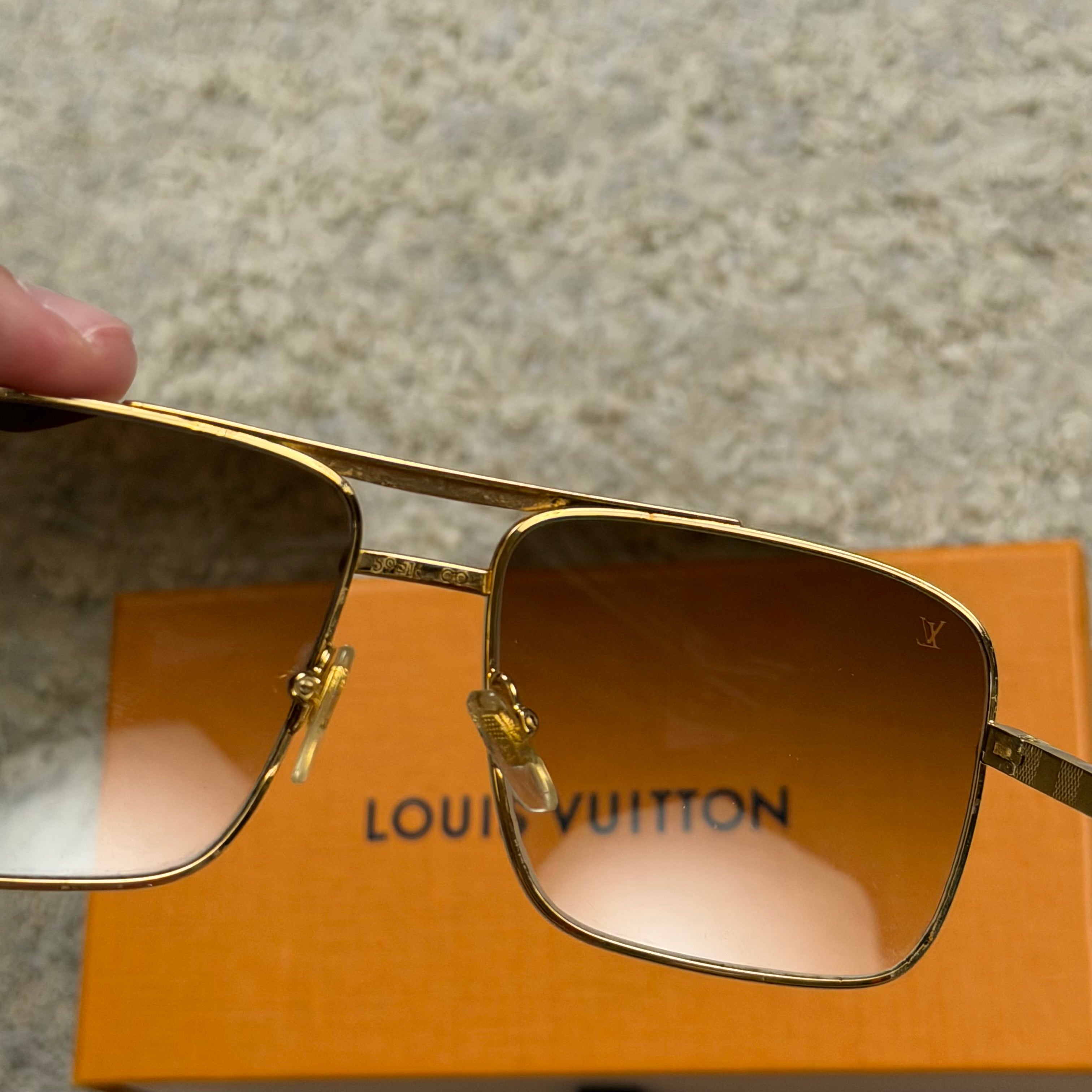 Louis Vuitton Gold Attitude Sunglasses