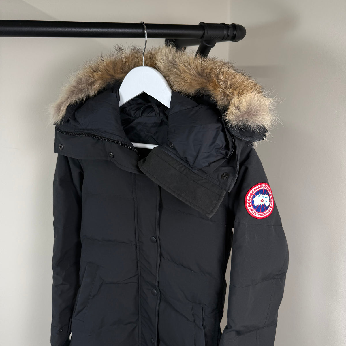 Canada Goose Black Shelbourne Parka Women’s - XS Fusion (6UK 18’’)