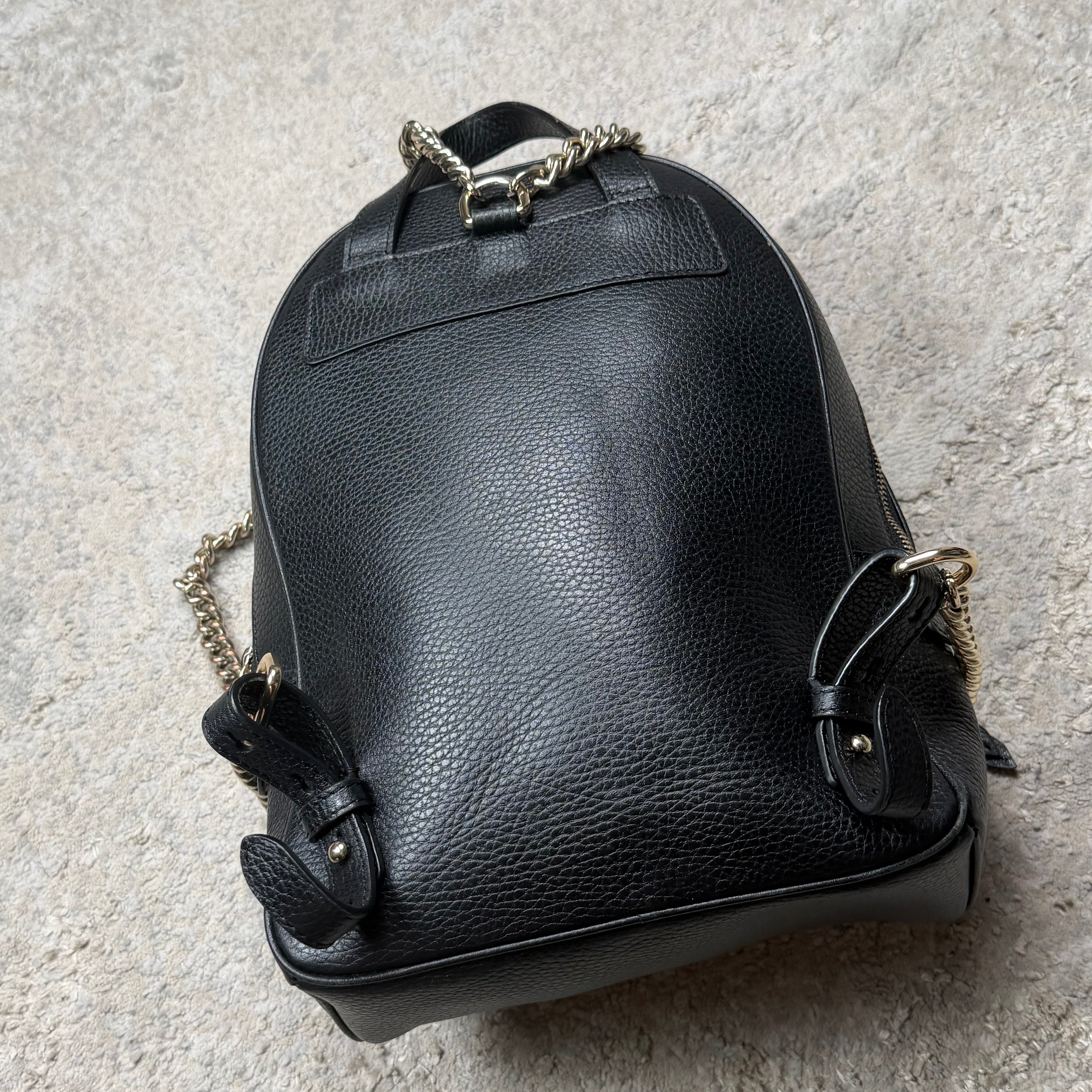 Gucci Black Leather Women’s Backpack