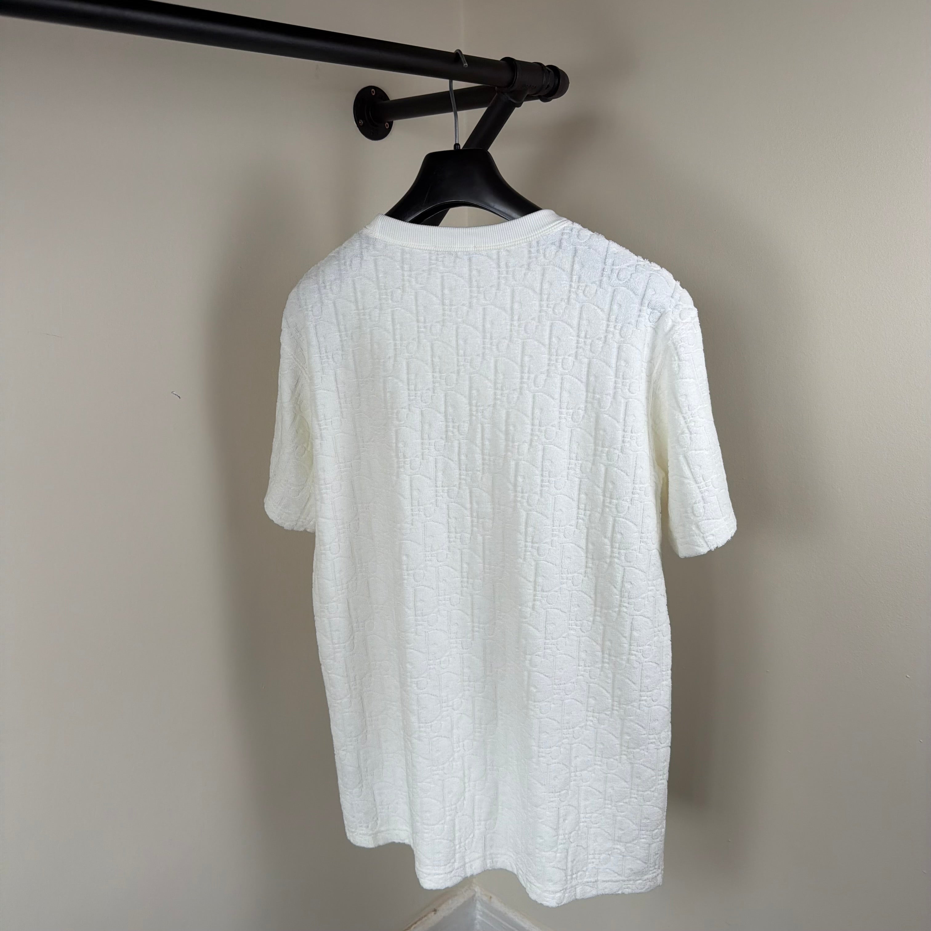 Dior White Towel T-Shirt - Medium 21’’