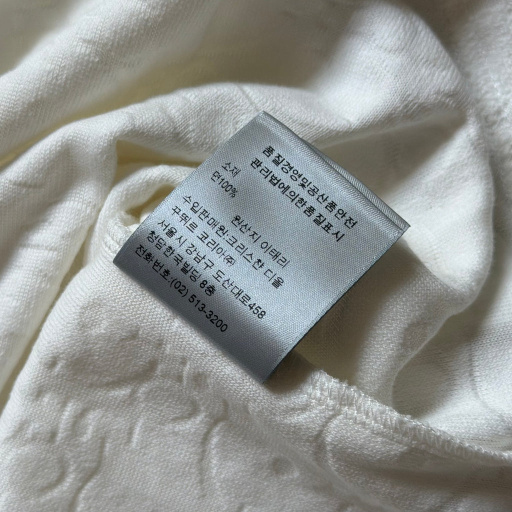 Dior White Towel T-Shirt - Medium 21’’