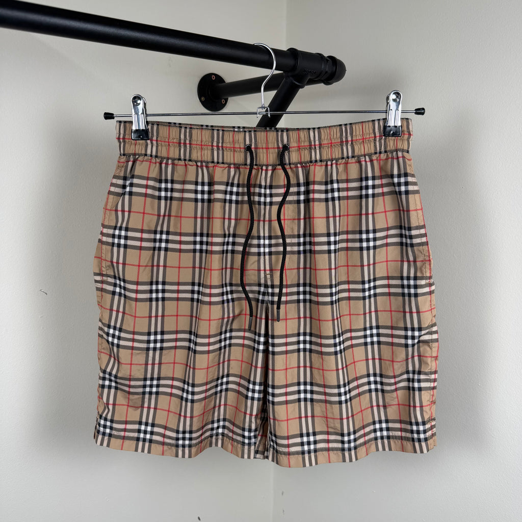 Burberry Check Swimming Short’s - Small