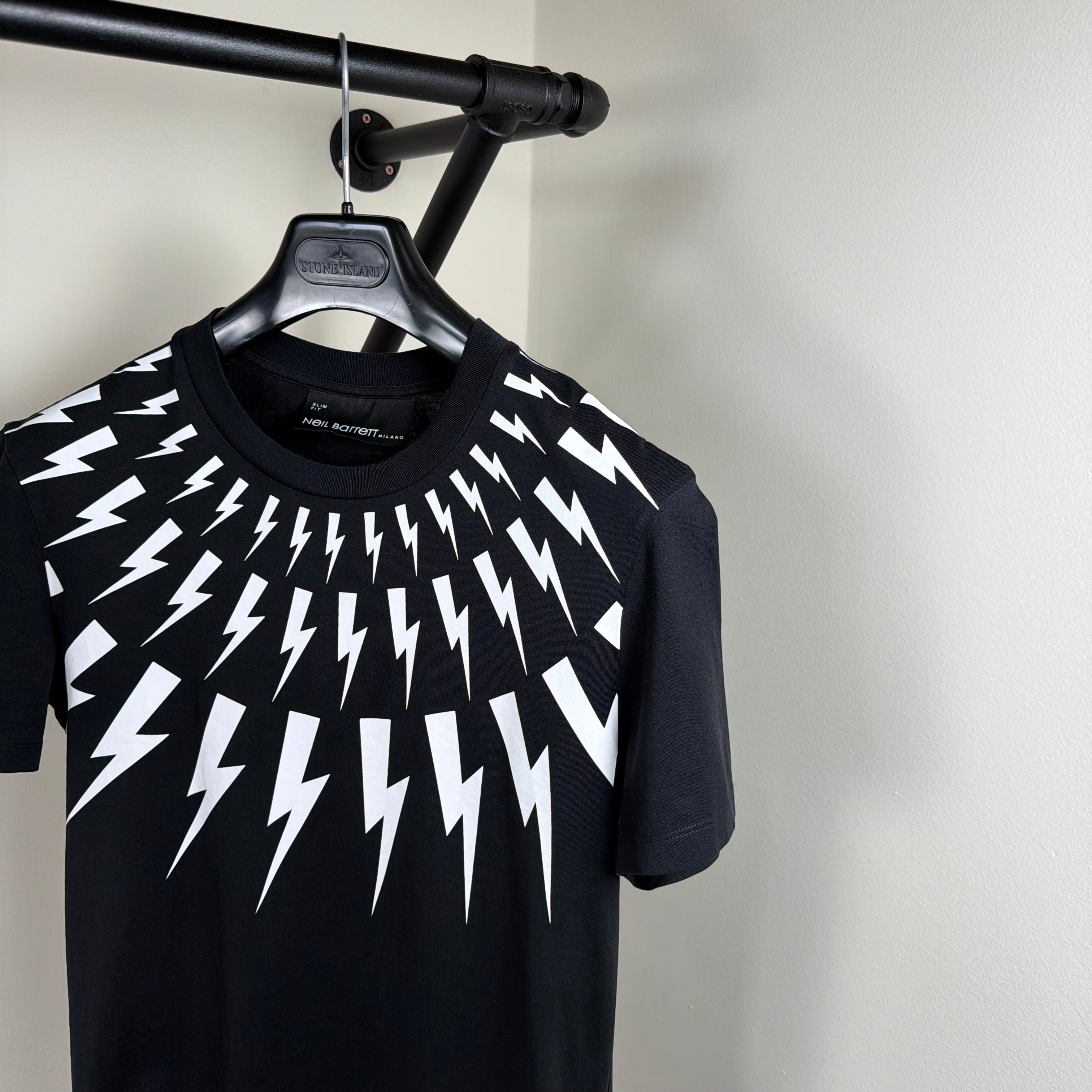 Neil Barrett Lightning Bolt T-Shirt - XS 18’’