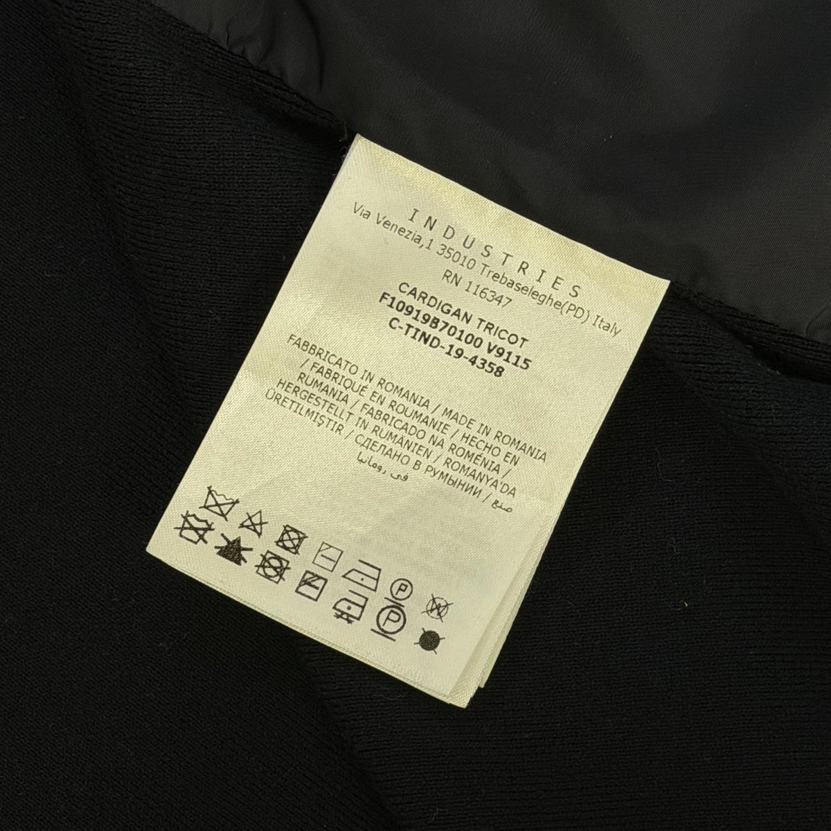 Moncler Cardigan Tricot Navy - Medium 20’’