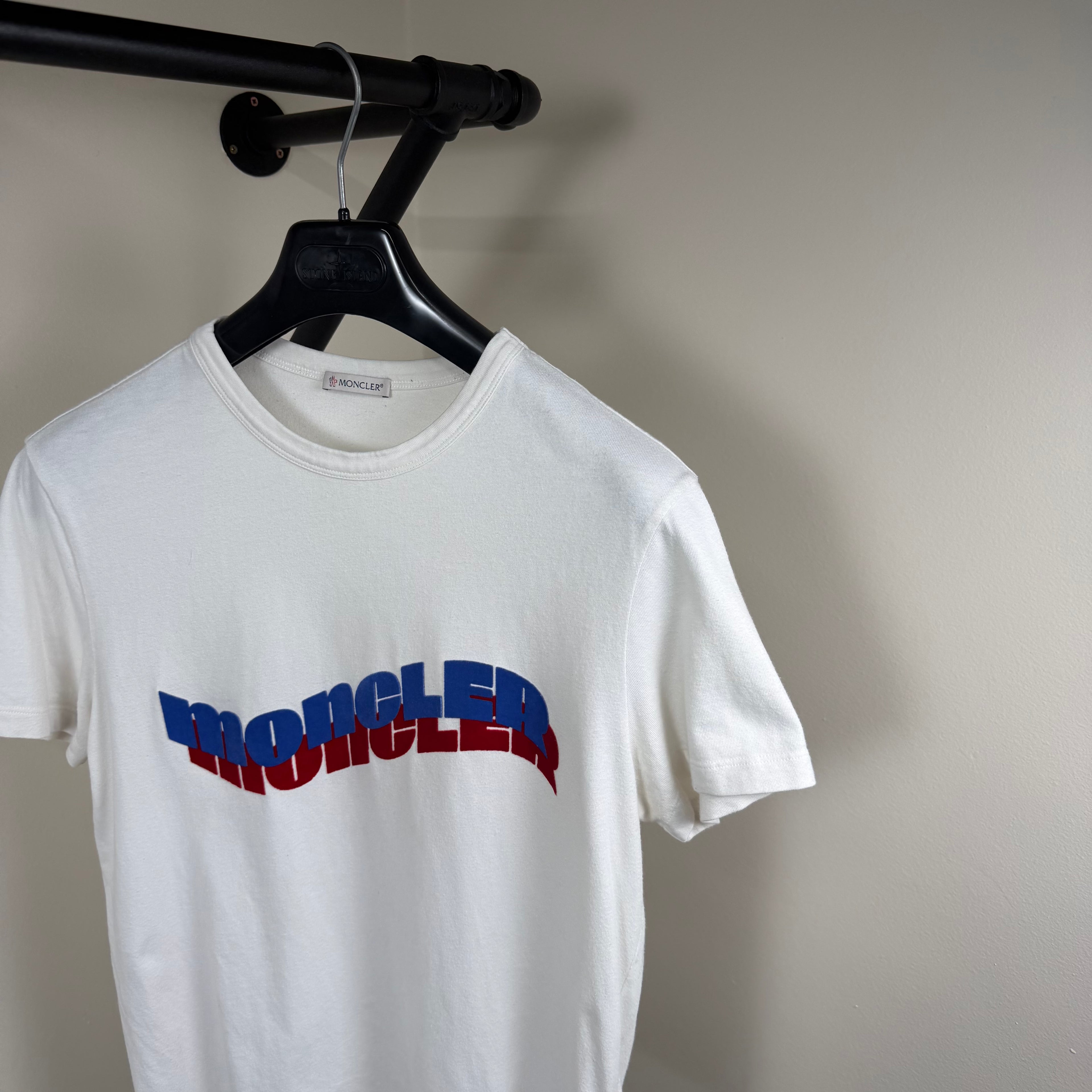 Moncler Graphic White T-Shirt - Small 19’’