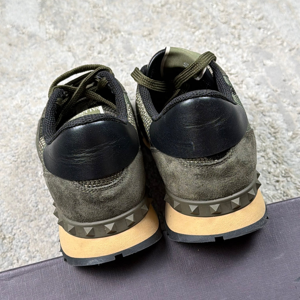Valentino Garavani Green Camo Trainer’s - 7UK