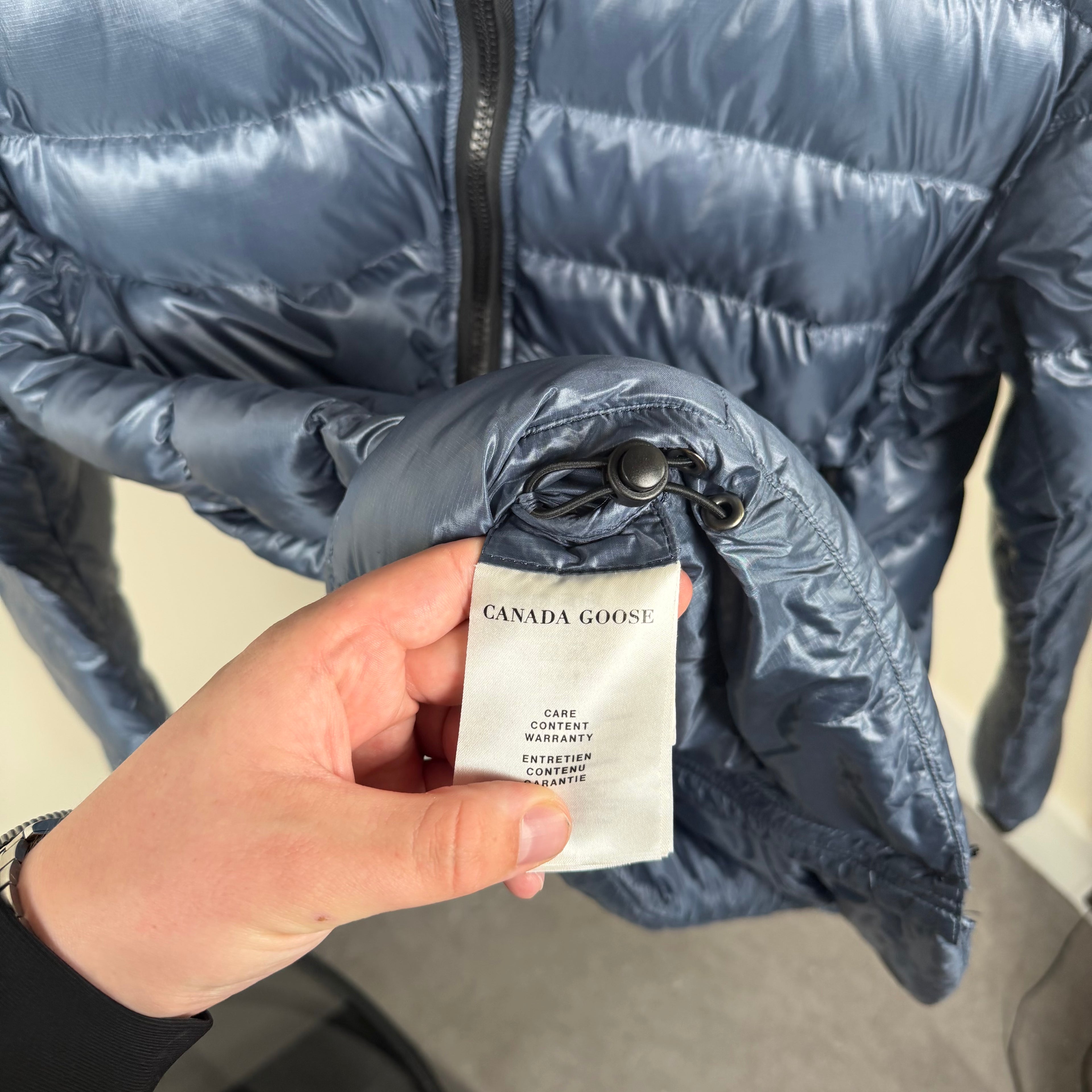 Canada Goose Crofton Blue Puffer Jacket - Large 22’’