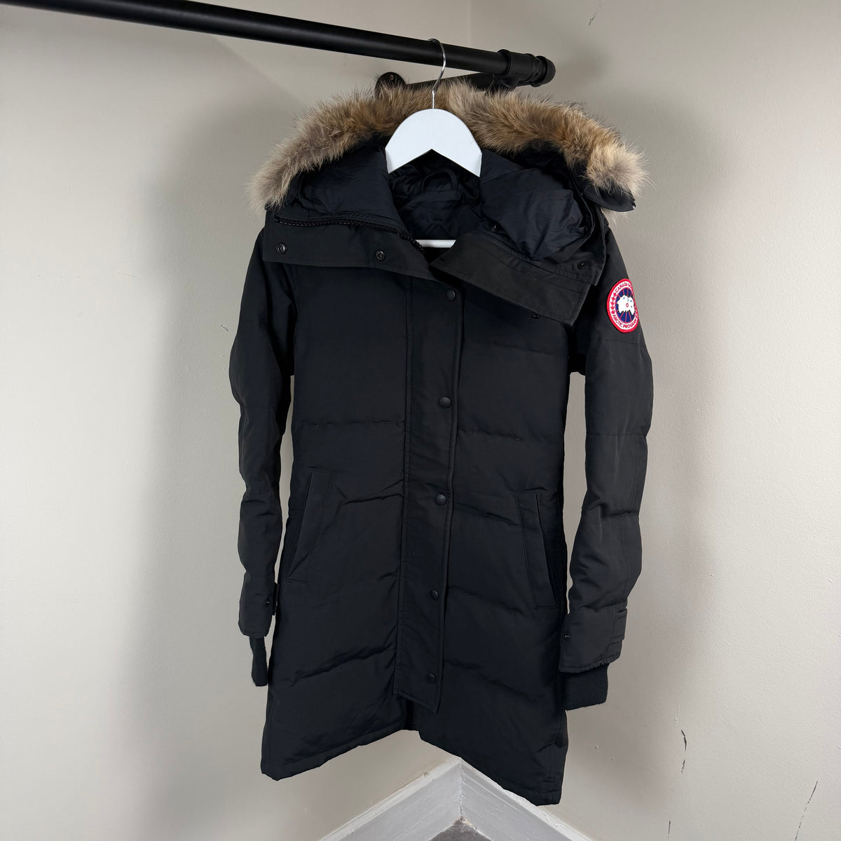 Canada Goose Black Shelbourne Parka Women’s - XS Fusion (6UK 18’’)