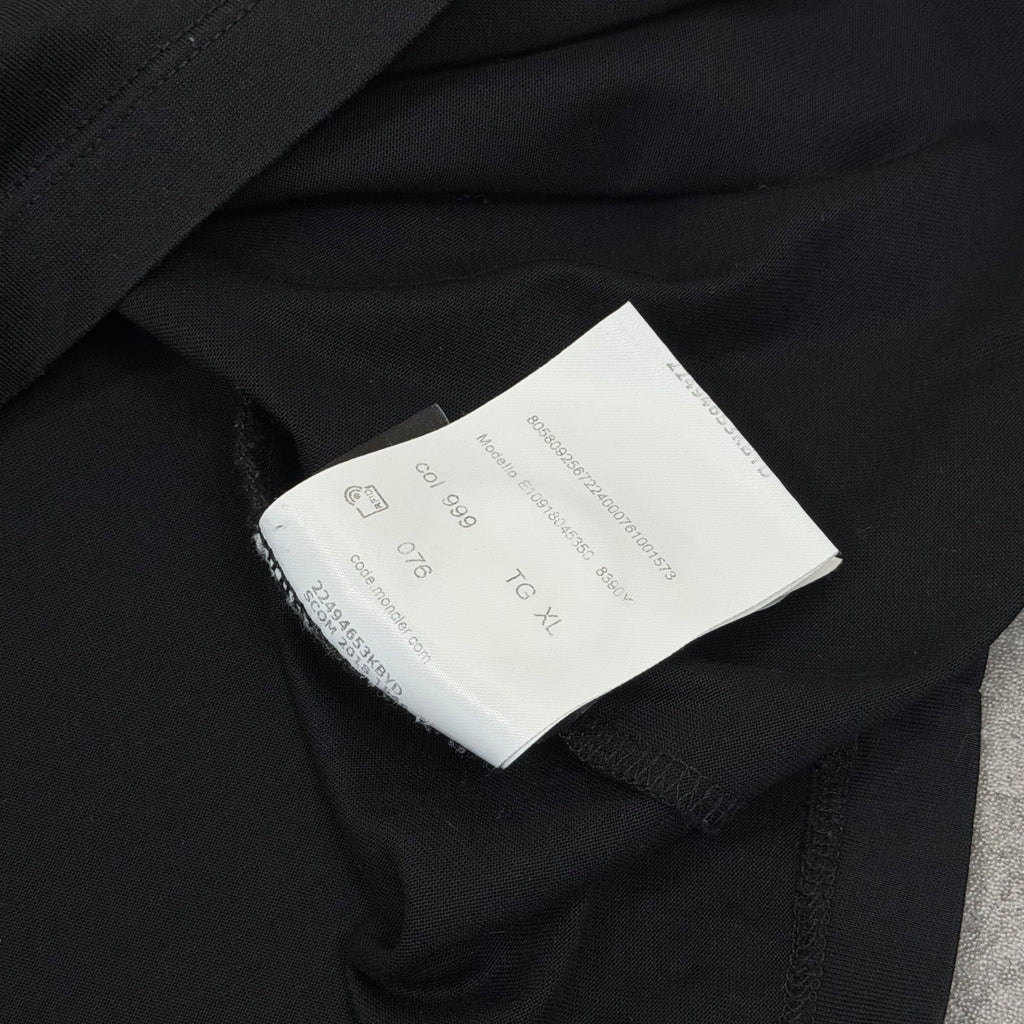 Moncler Black Graphic T-Shirt - Medium 21.5’’