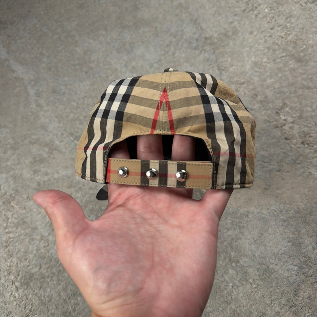 Burberry Biege Check Baseball Cap - S/M (57cm)