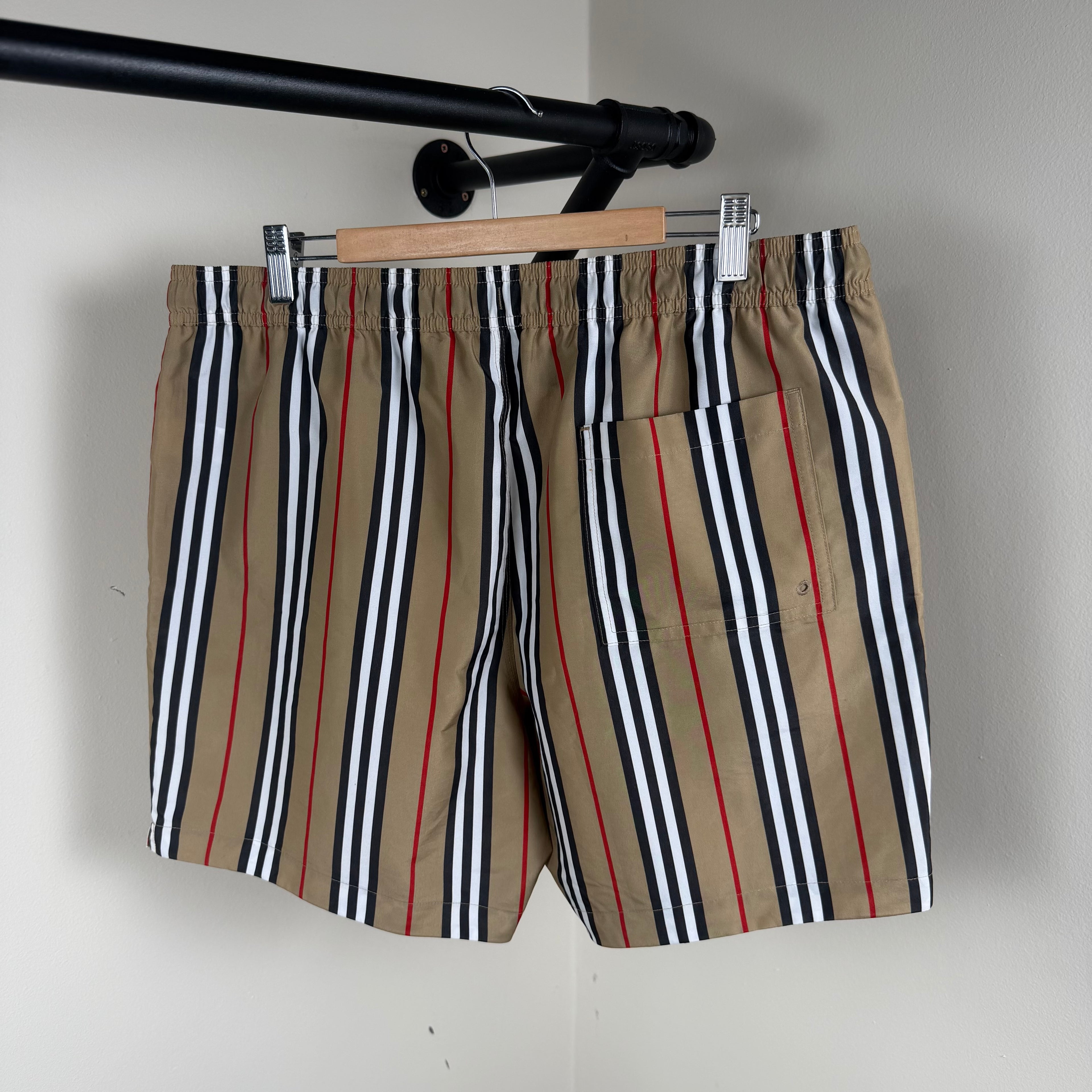 Burberry Stripe Swimming Shorts - Large