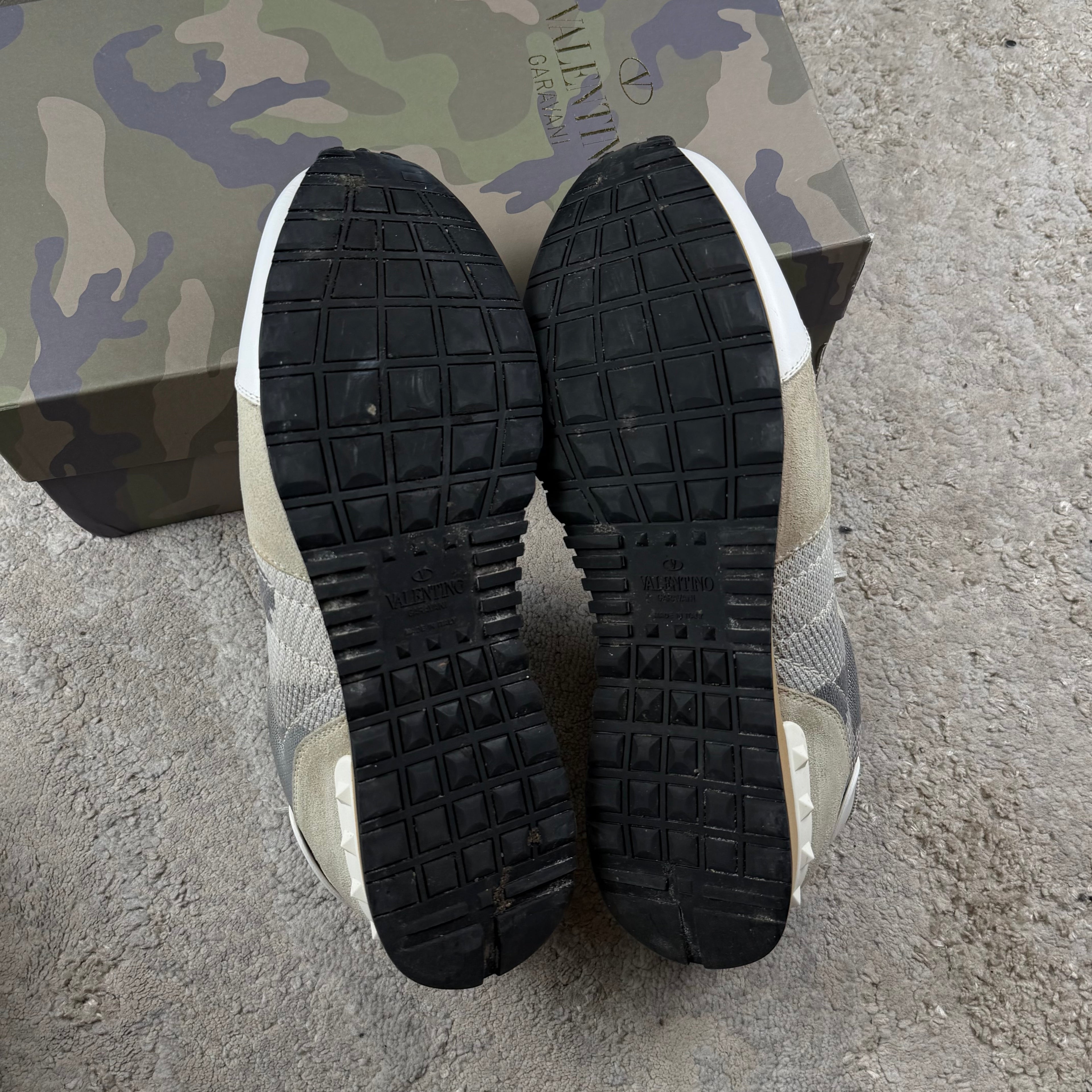 Valentino Garavani White Camo Trainer’s - 8.5/9UK