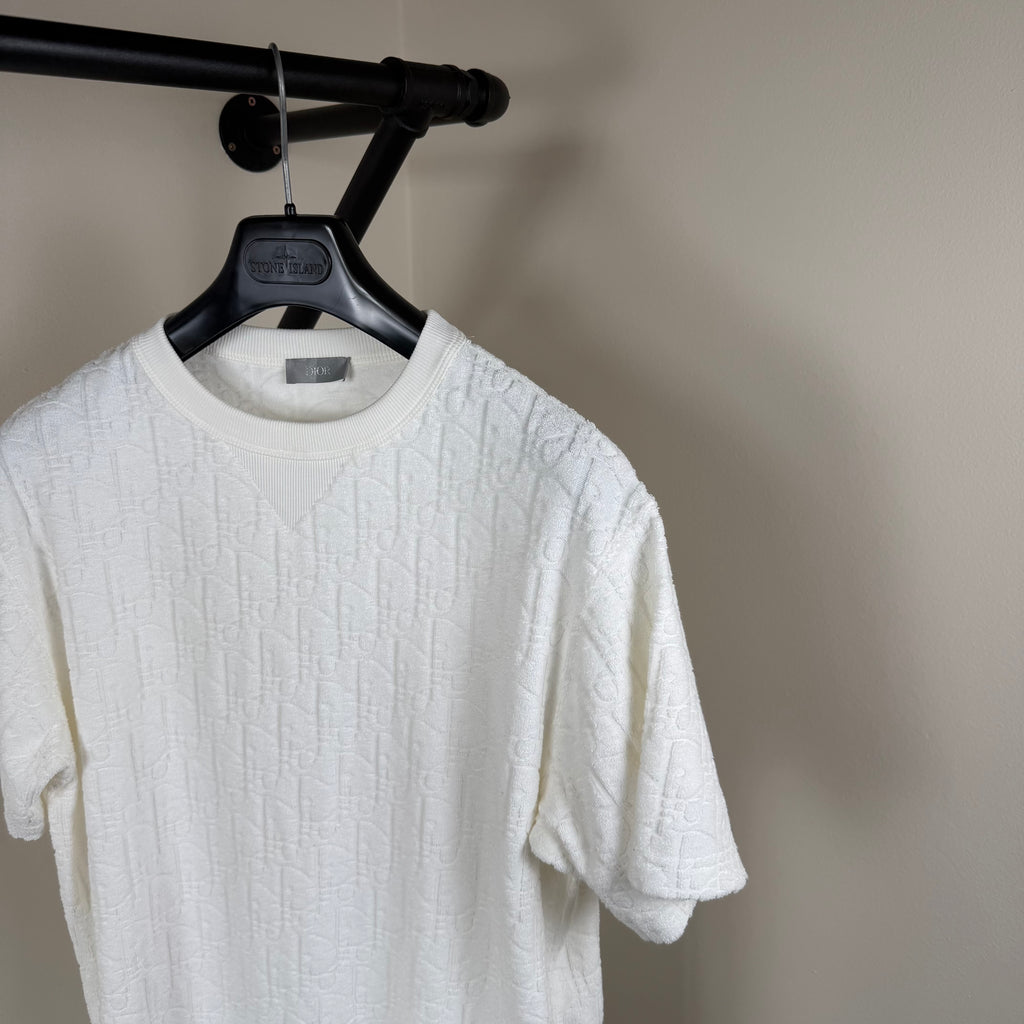 Dior White Towel T-Shirt - Medium 21’’