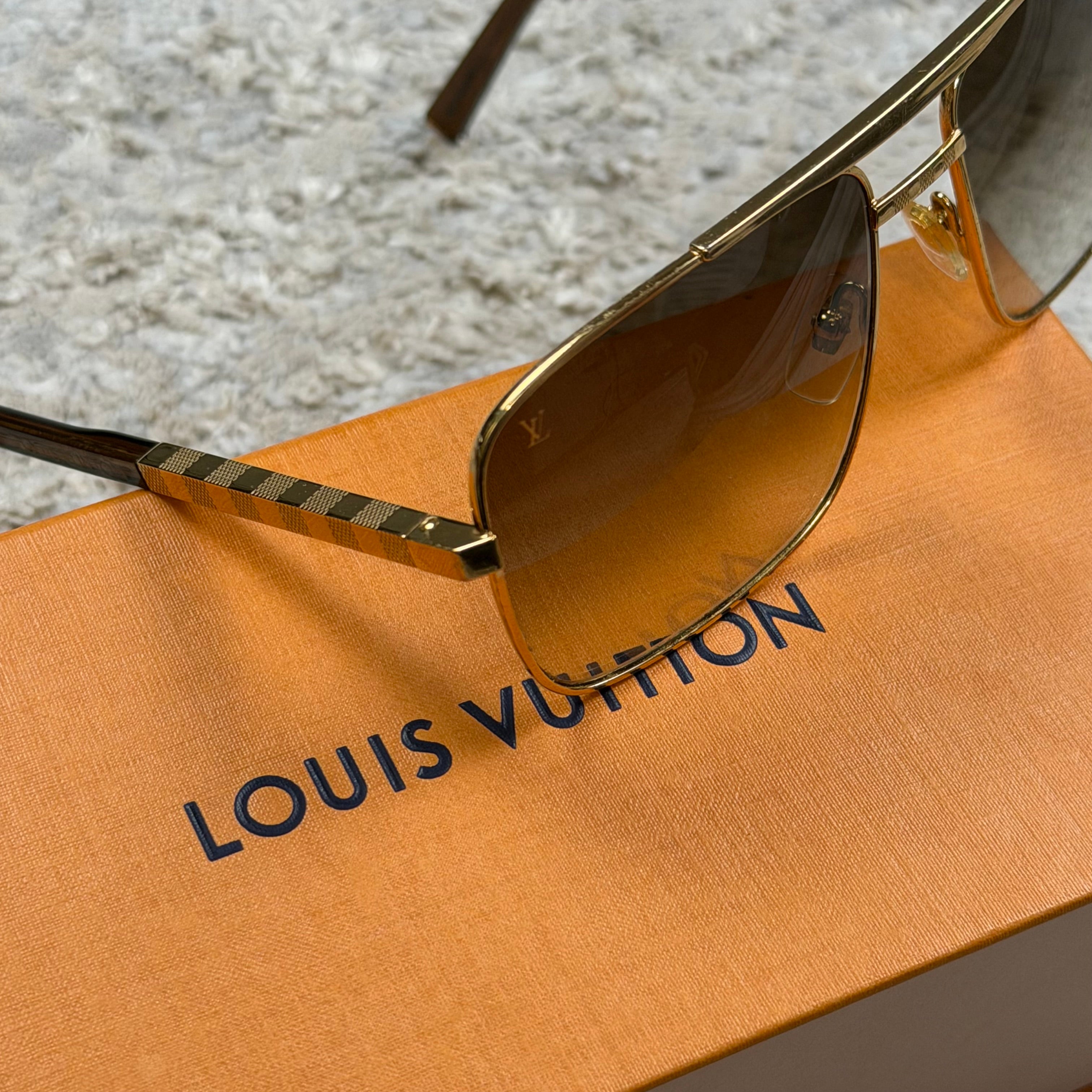 Louis Vuitton Gold Attitude Sunglasses