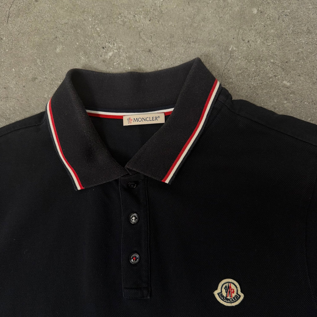 Moncler Navy Polo Shirt - Small 18.5’’