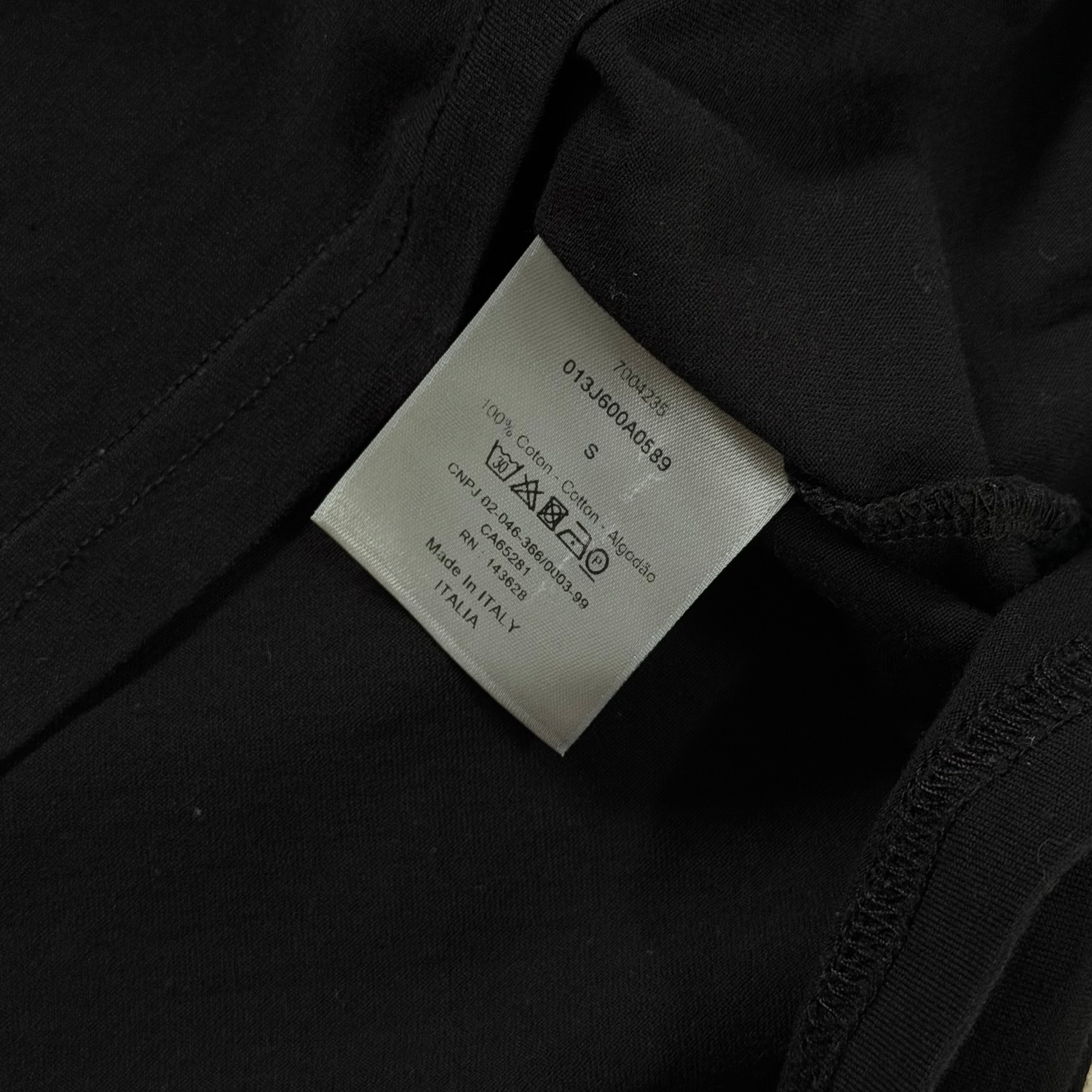 Dior CD Black T-Shirt - Small 18.5’’