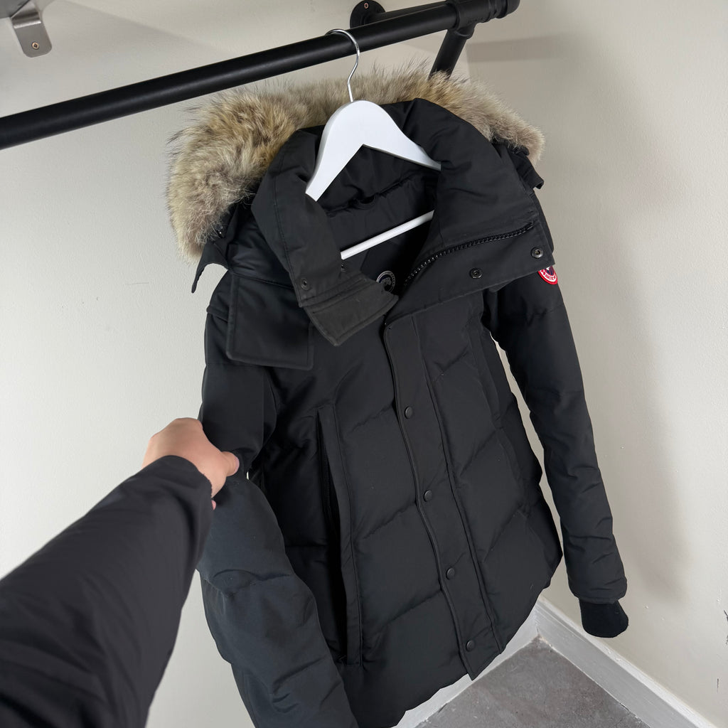 Canada Goose Black Wyndham Parka - Medium Fusion 21’’