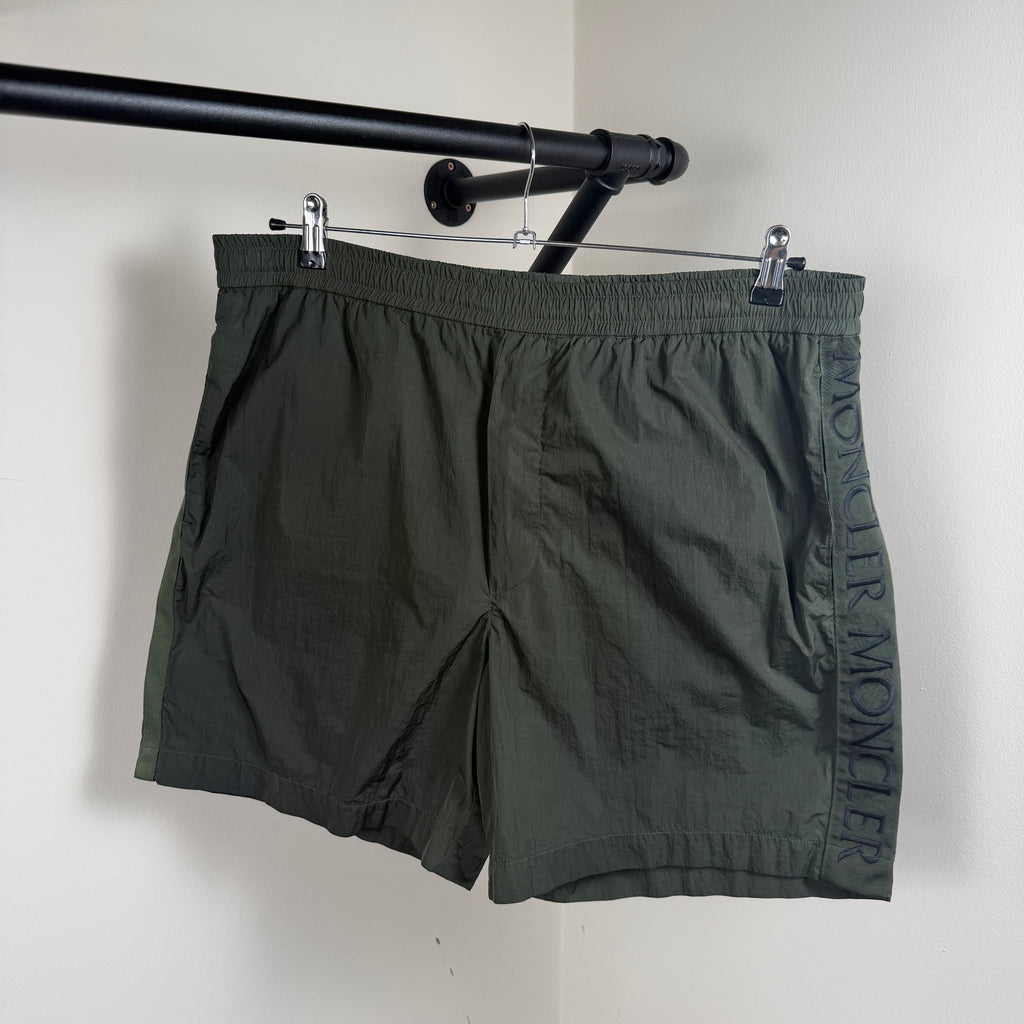 Moncler Khaki Swimming Shorts - XXL (38W)