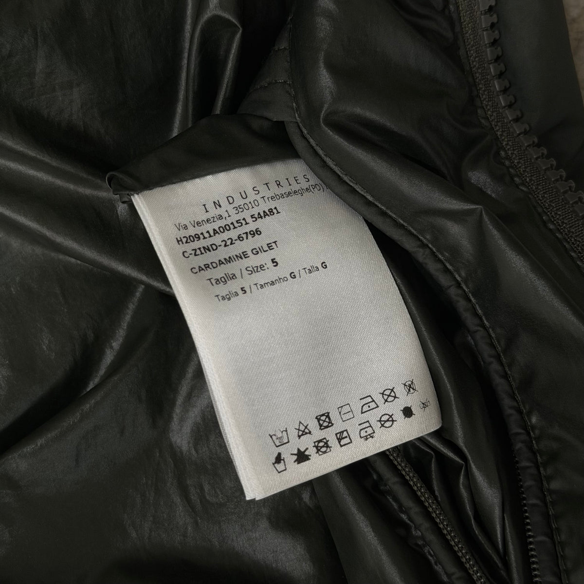 Moncler Cardamine Khaki Hooded Gilet - Size 5 (XL 25’’)