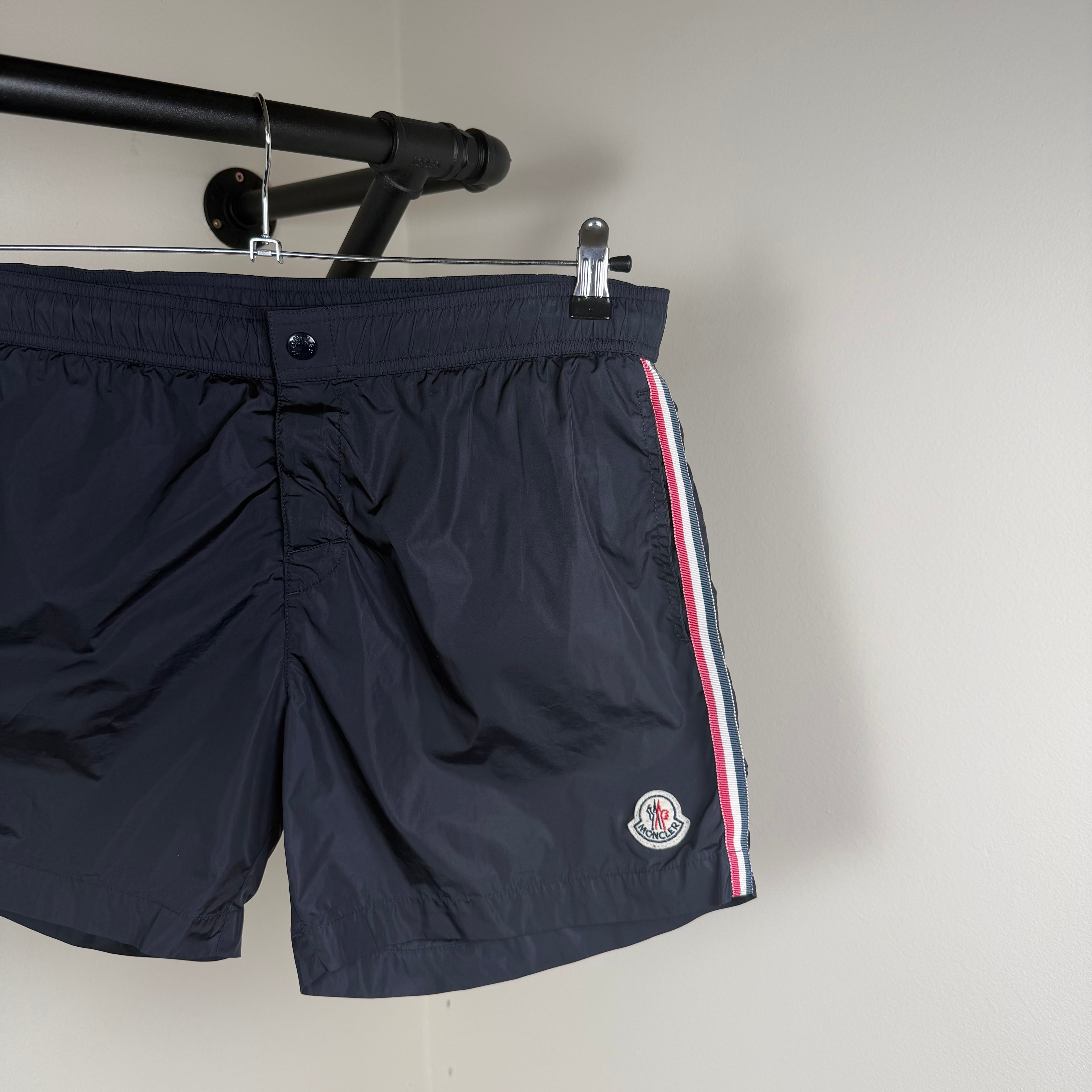 Moncler Navy Swimming Shorts - Large