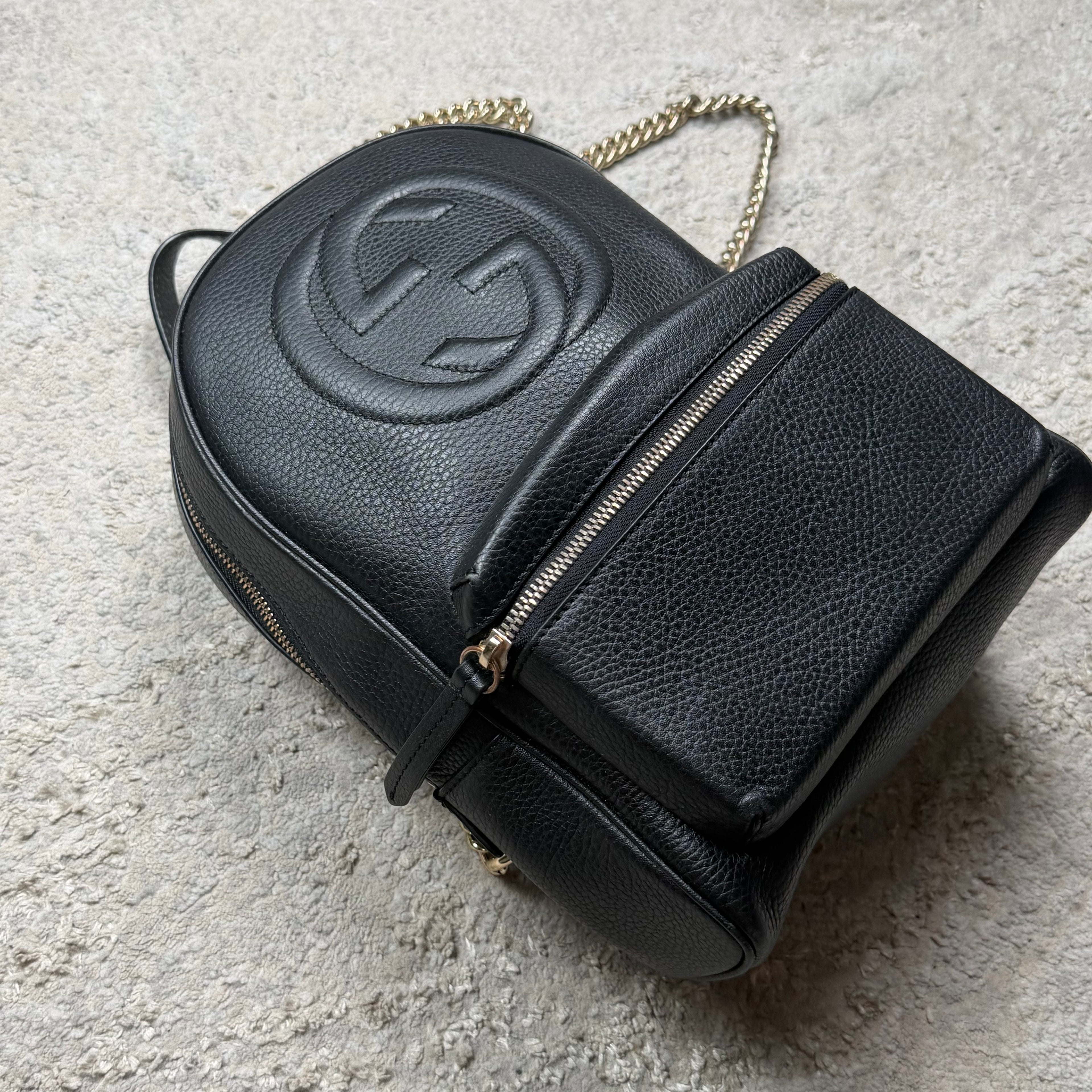Gucci Black Leather Women’s Backpack