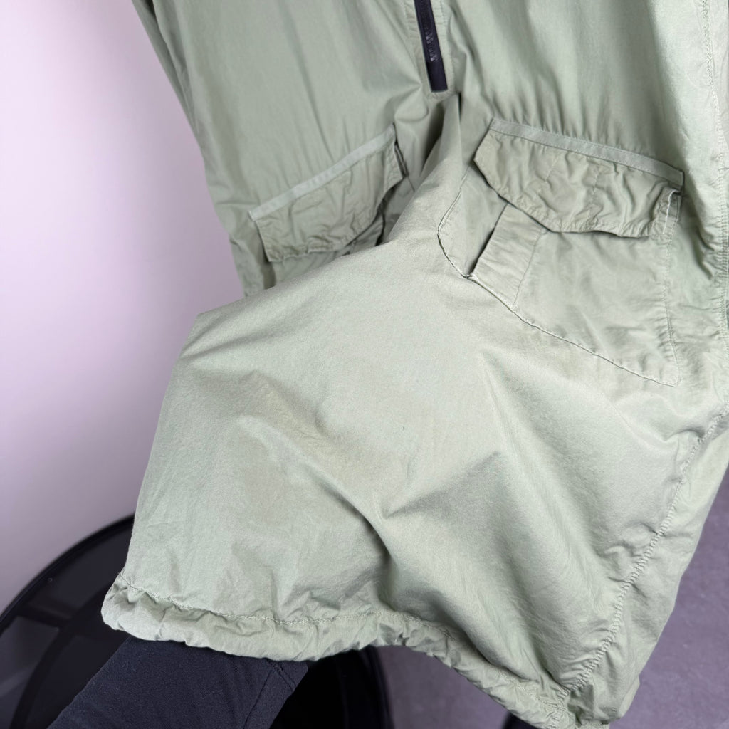 Stone Island 1/4 Zip Green Smock - 3XL 28’’
