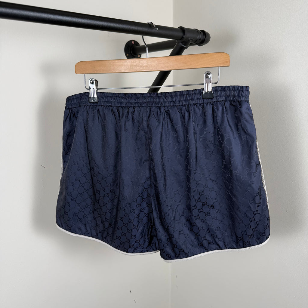 Gucci Monogram Navy Swimming Shorts - 52 (XL)