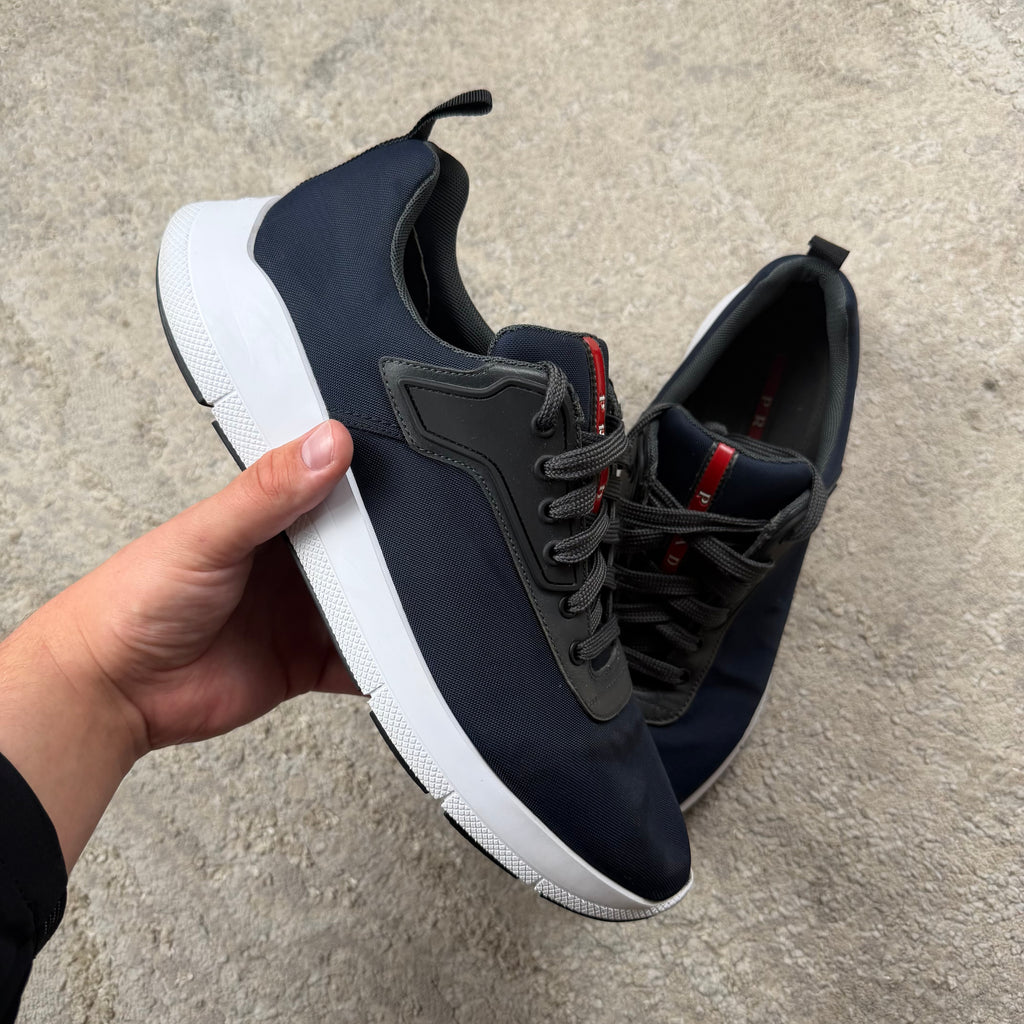 Prada Linea Rossa Trainer’s Navy - 9UK