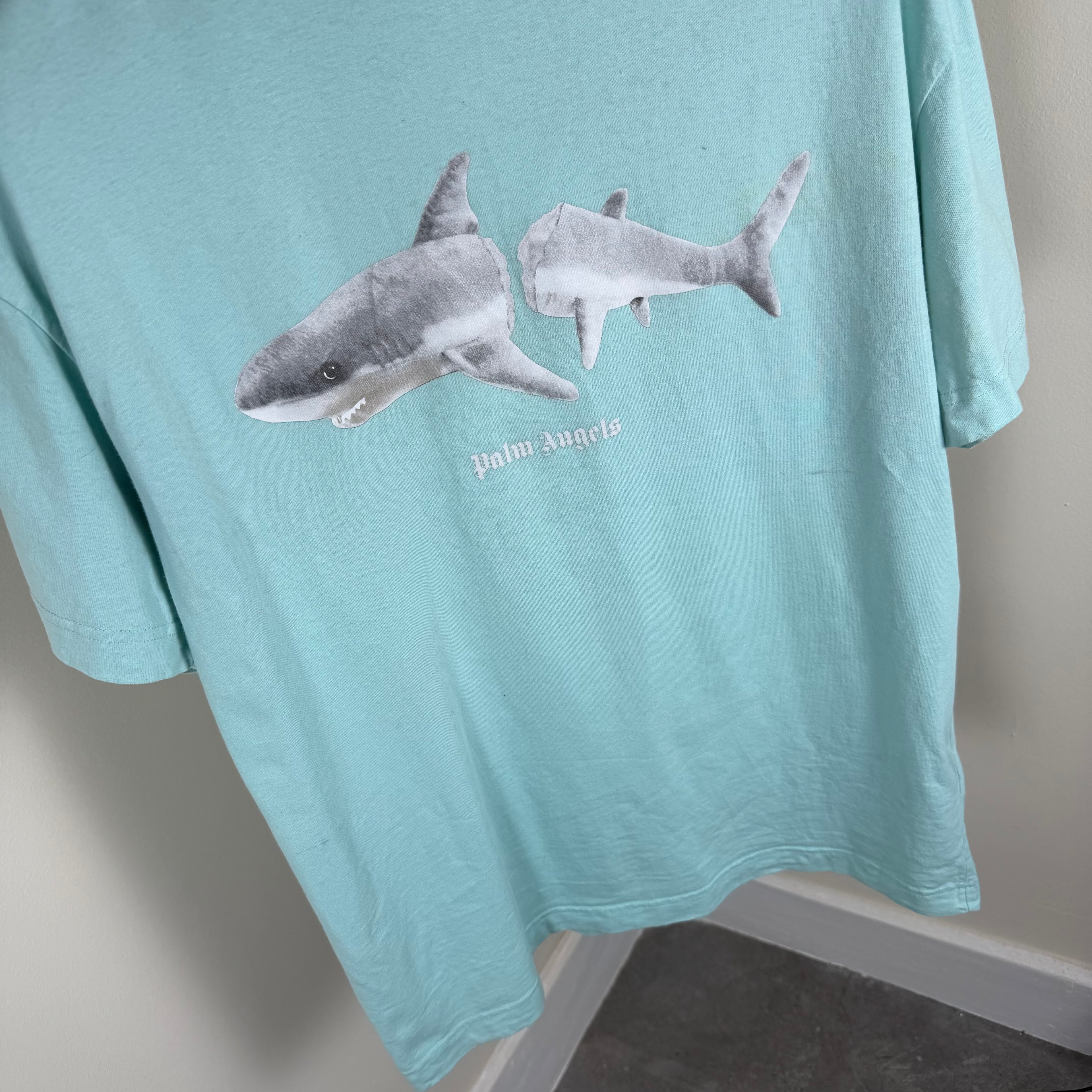 Palm Angels Shark T-Shirt - Medium 21’’