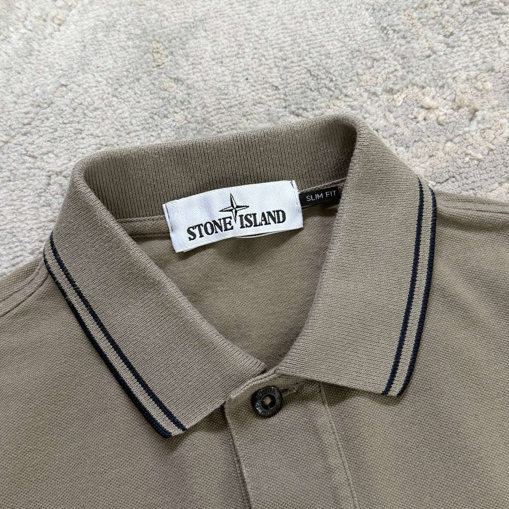 Stone Island Compass Polo Shirt - Small 17.5’’