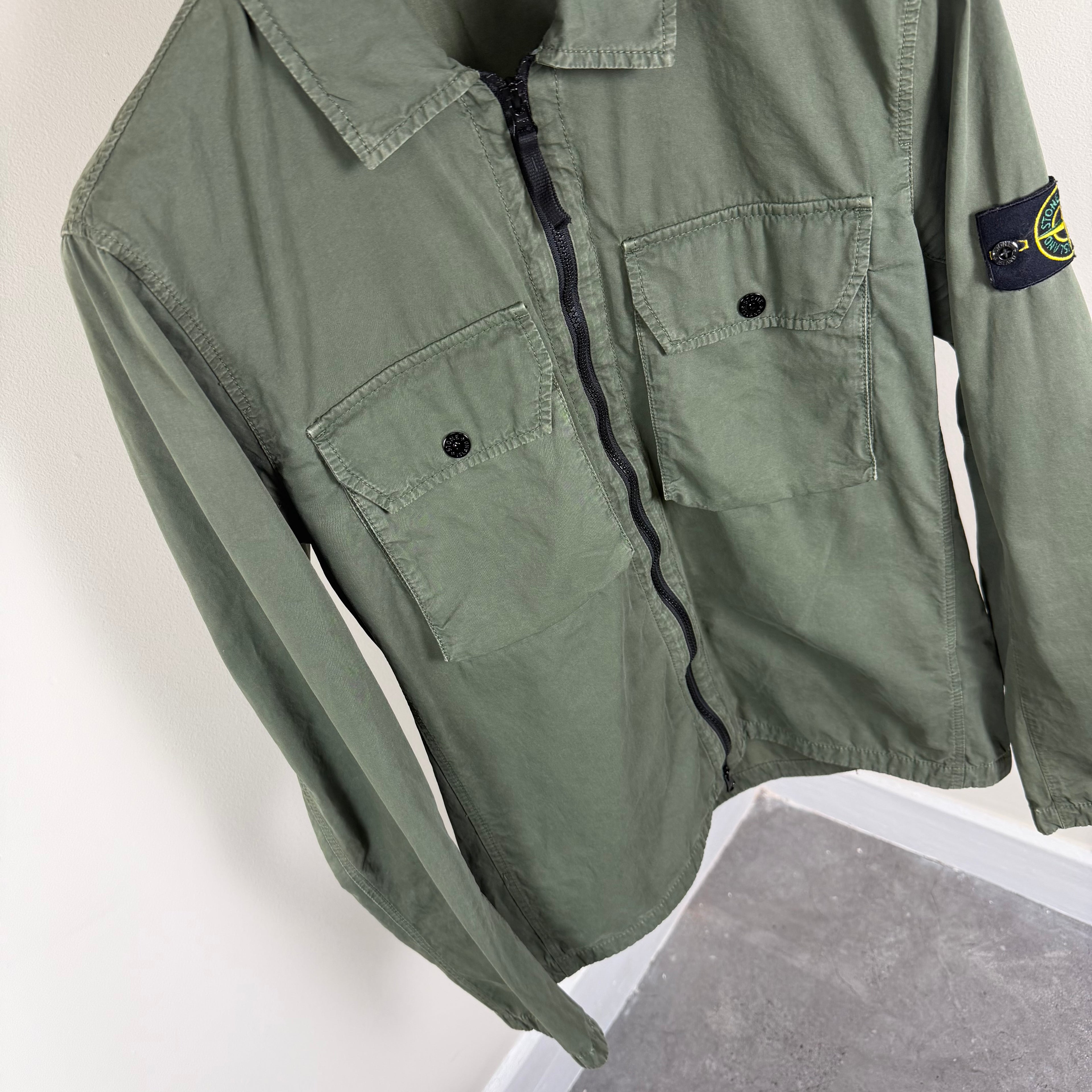 Stone Island Khaki Overshirt - Medium 20’’