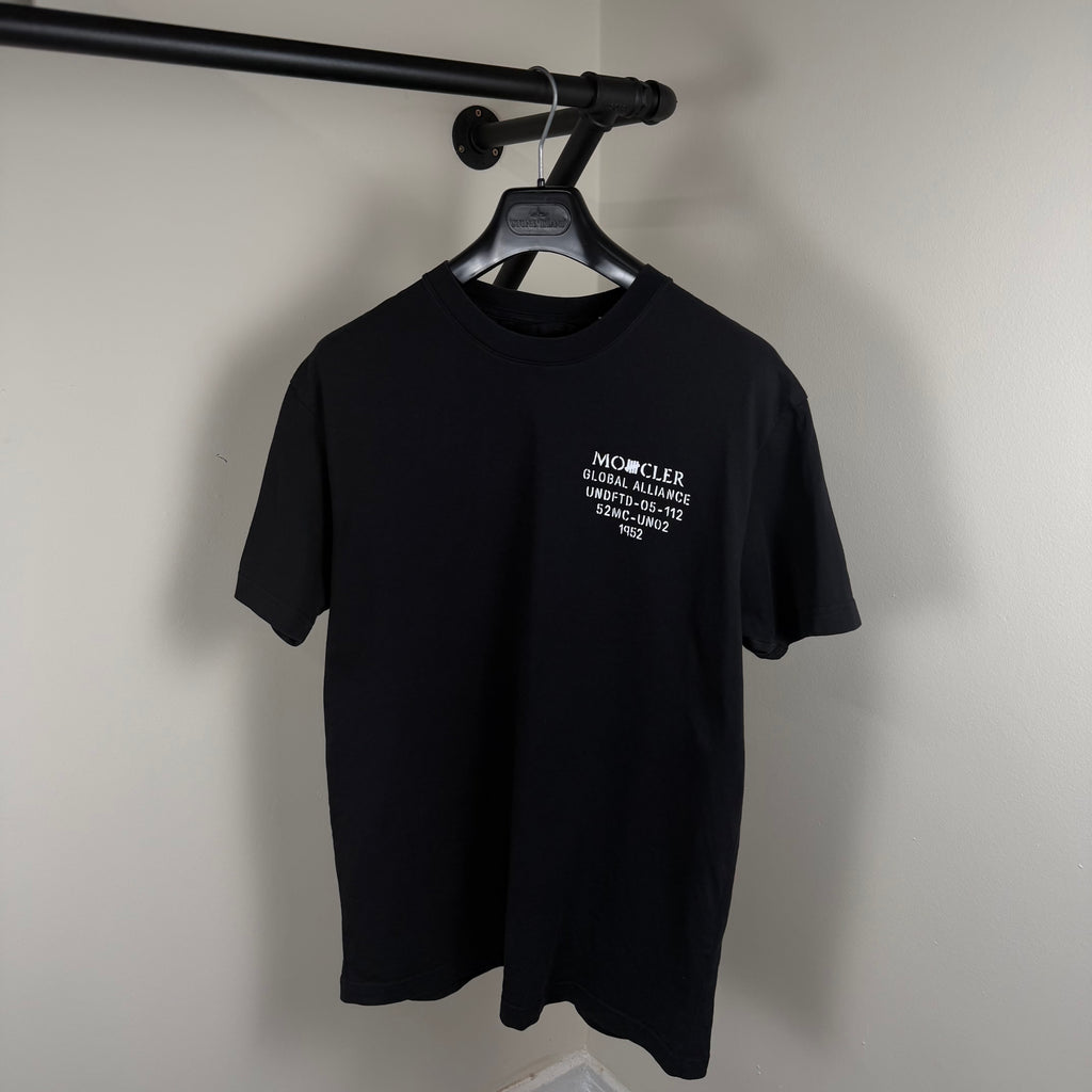 Moncler Graphic Black T-Shirt - Medium 20’’