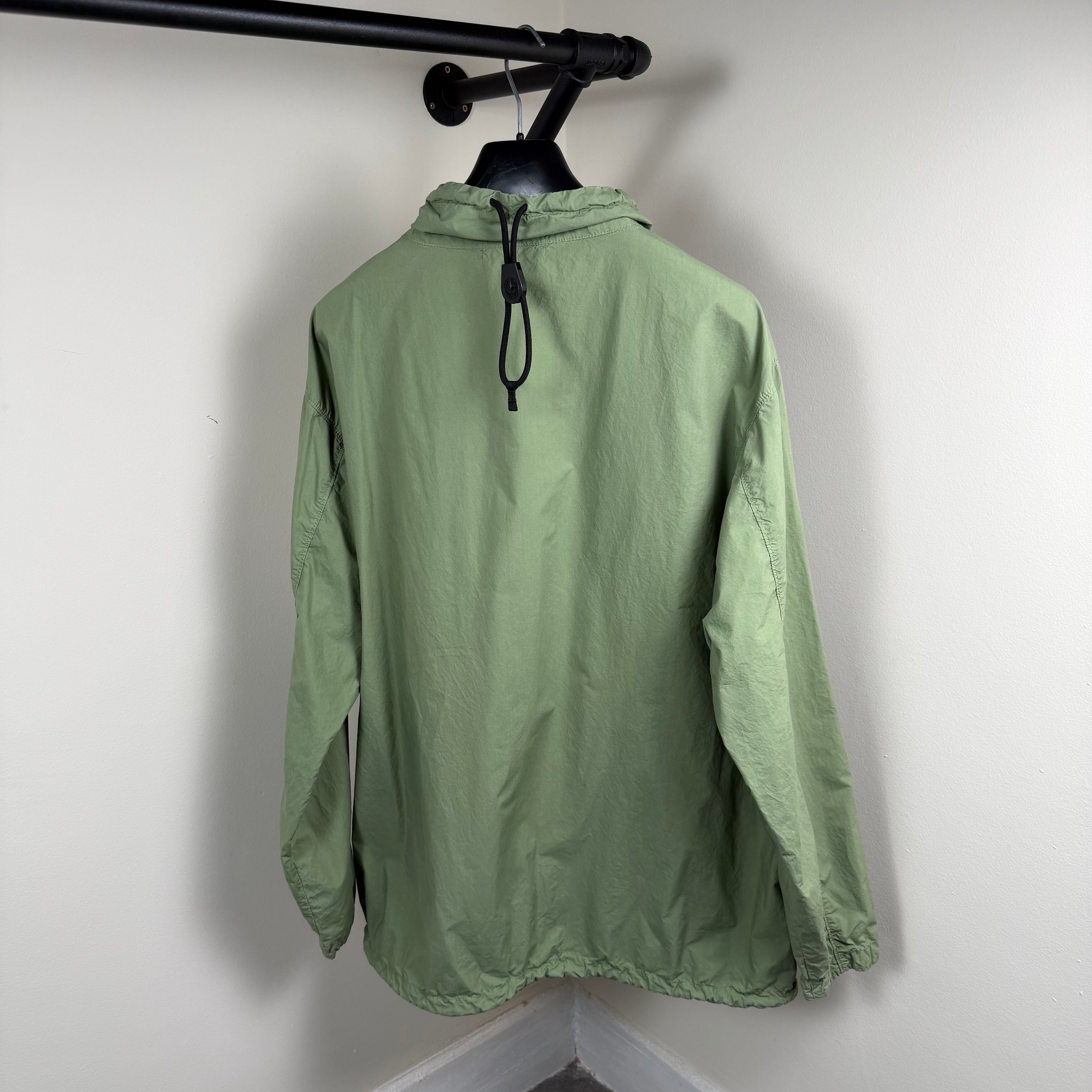 Stone Island 1/4 Zip Green Smock - 3XL 28’’