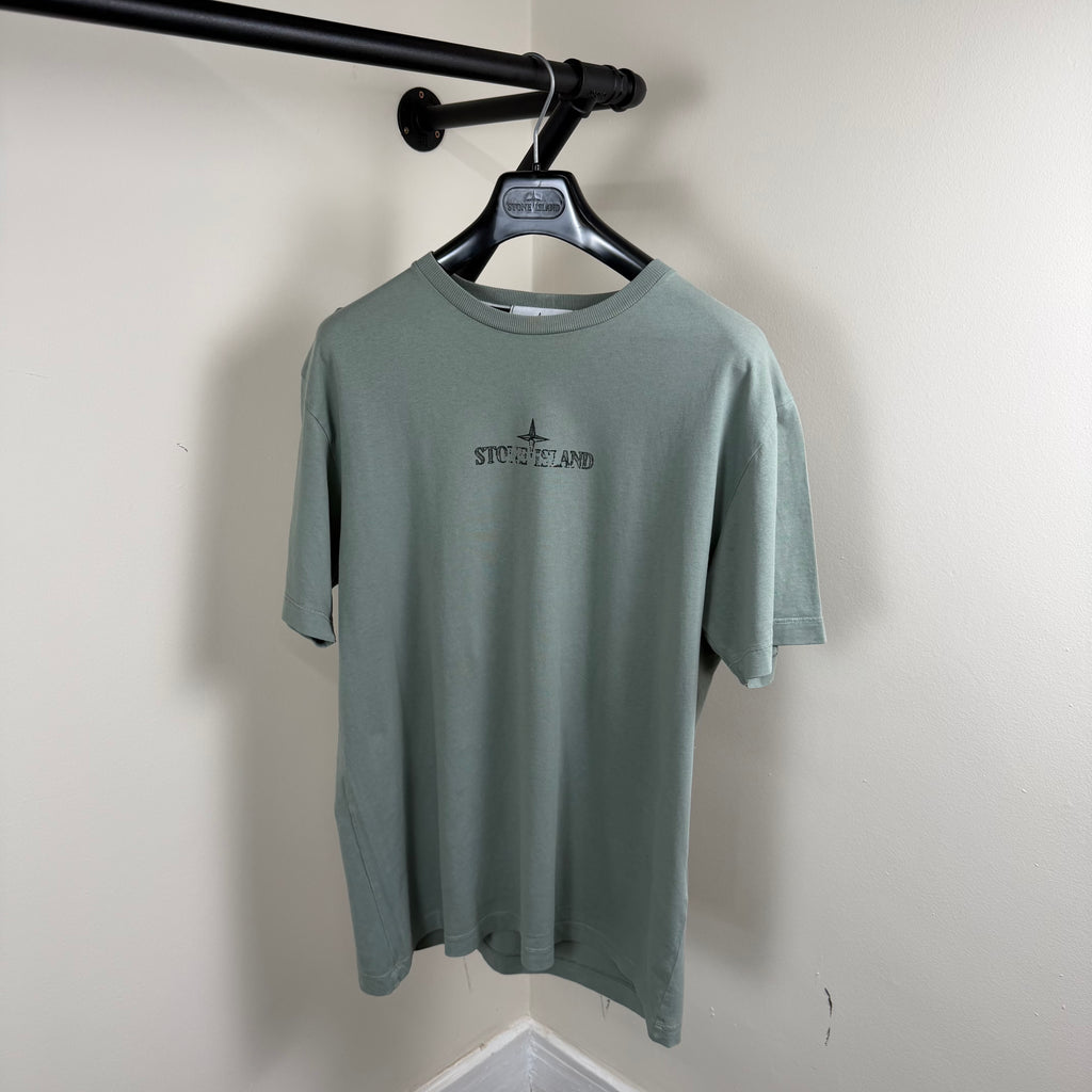 Stone Island Green Graphic T-Shirt - XL Slim 22’’