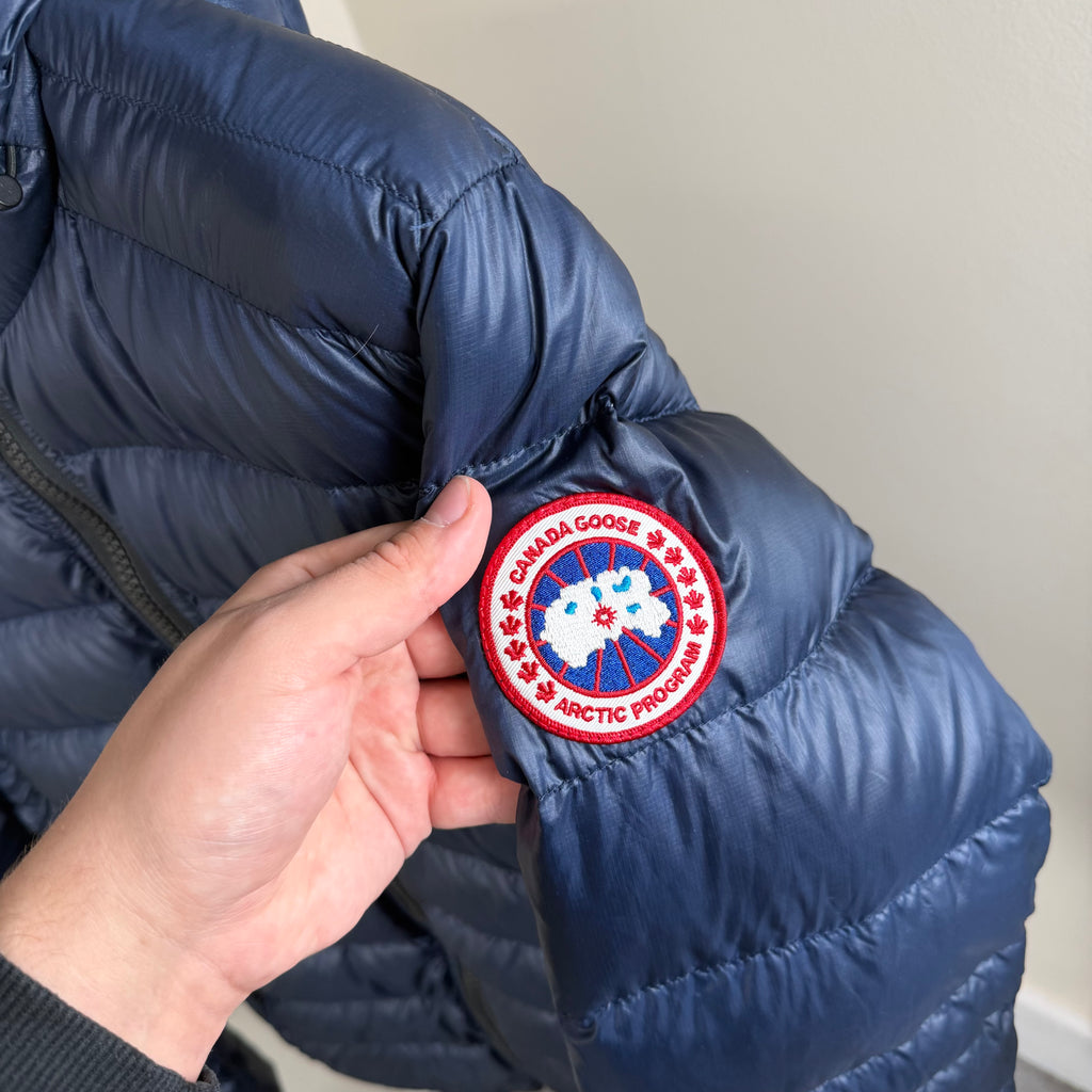 Canada Goose Navy Crofton Puffer Jacket - Medium 21’’