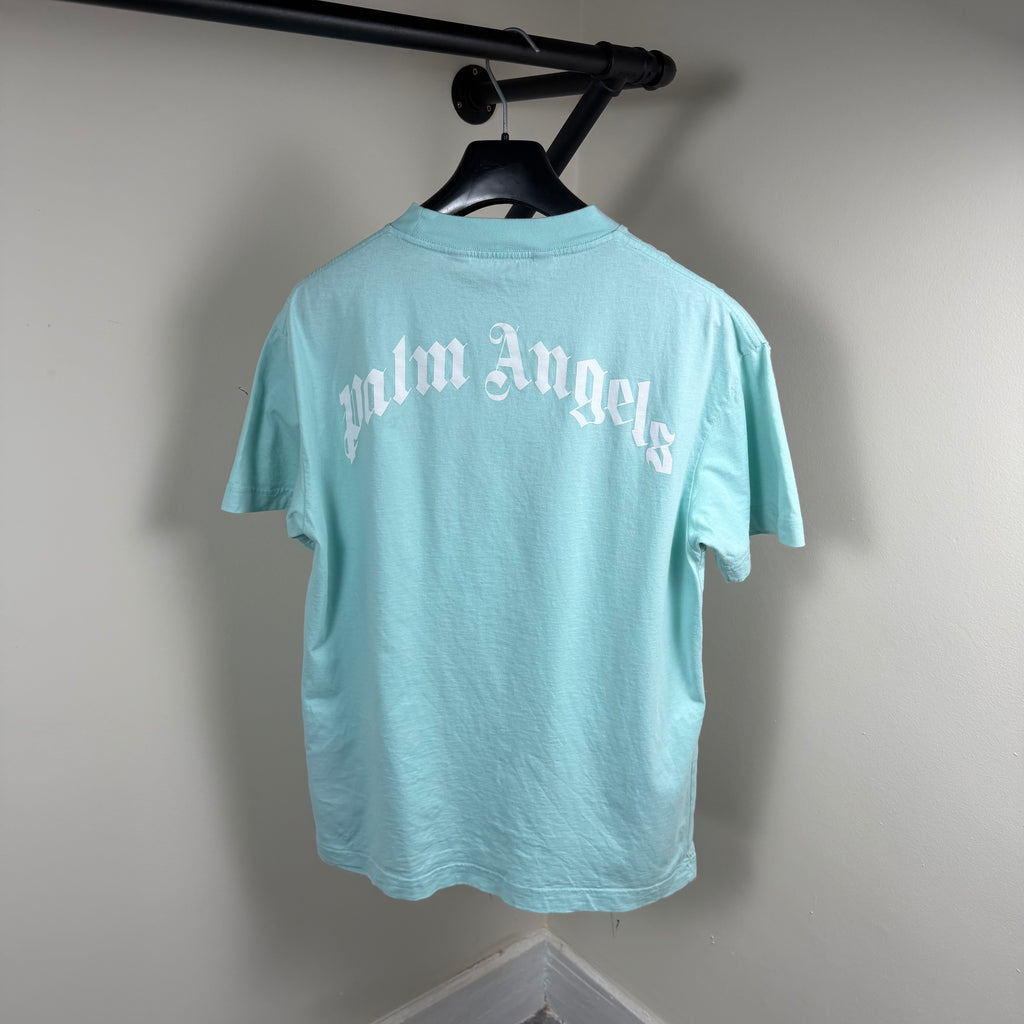 Palm Angels Blue Shark T-Shirt - M/L 21’’