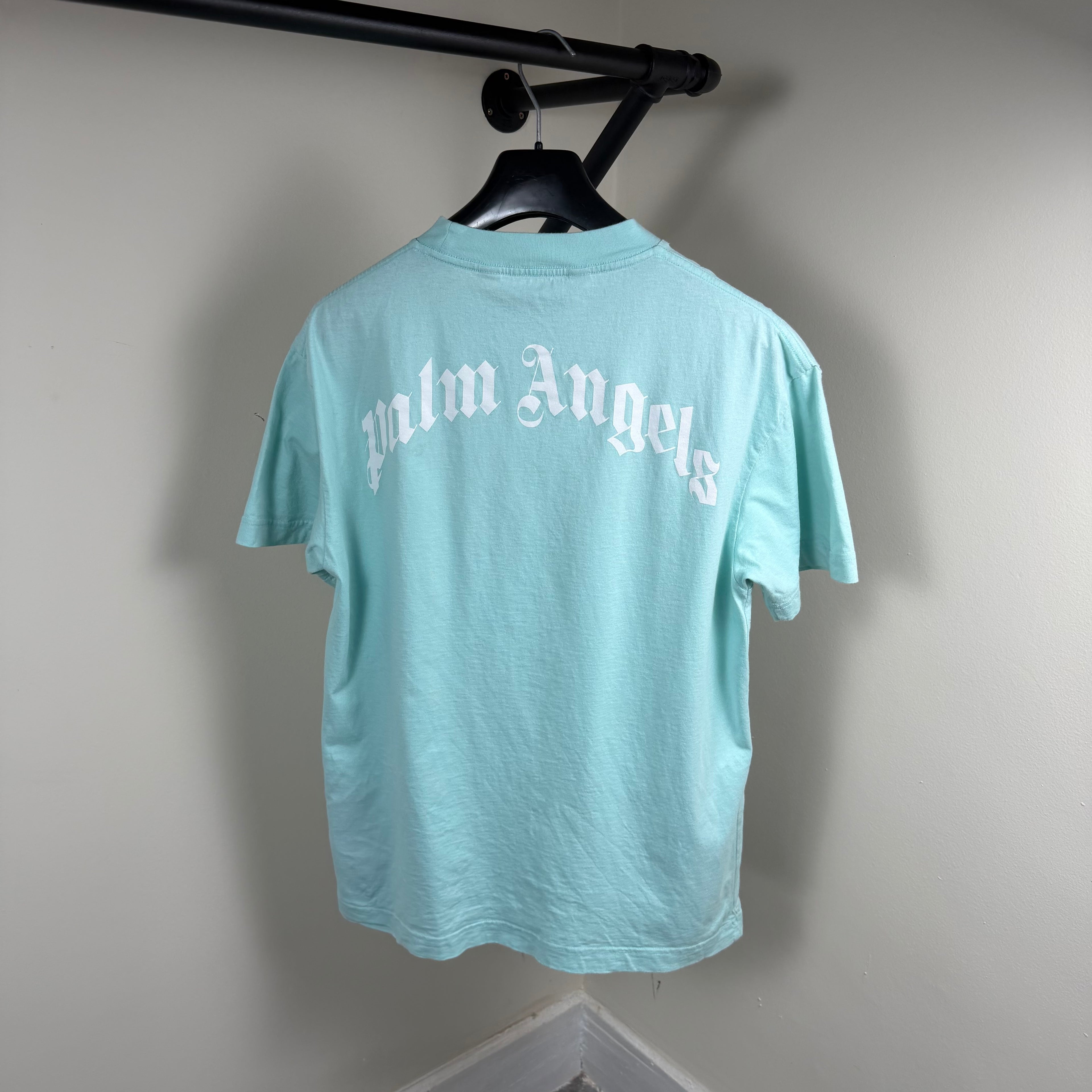 Palm Angels Blue Shark T-Shirt - M/L 21’’