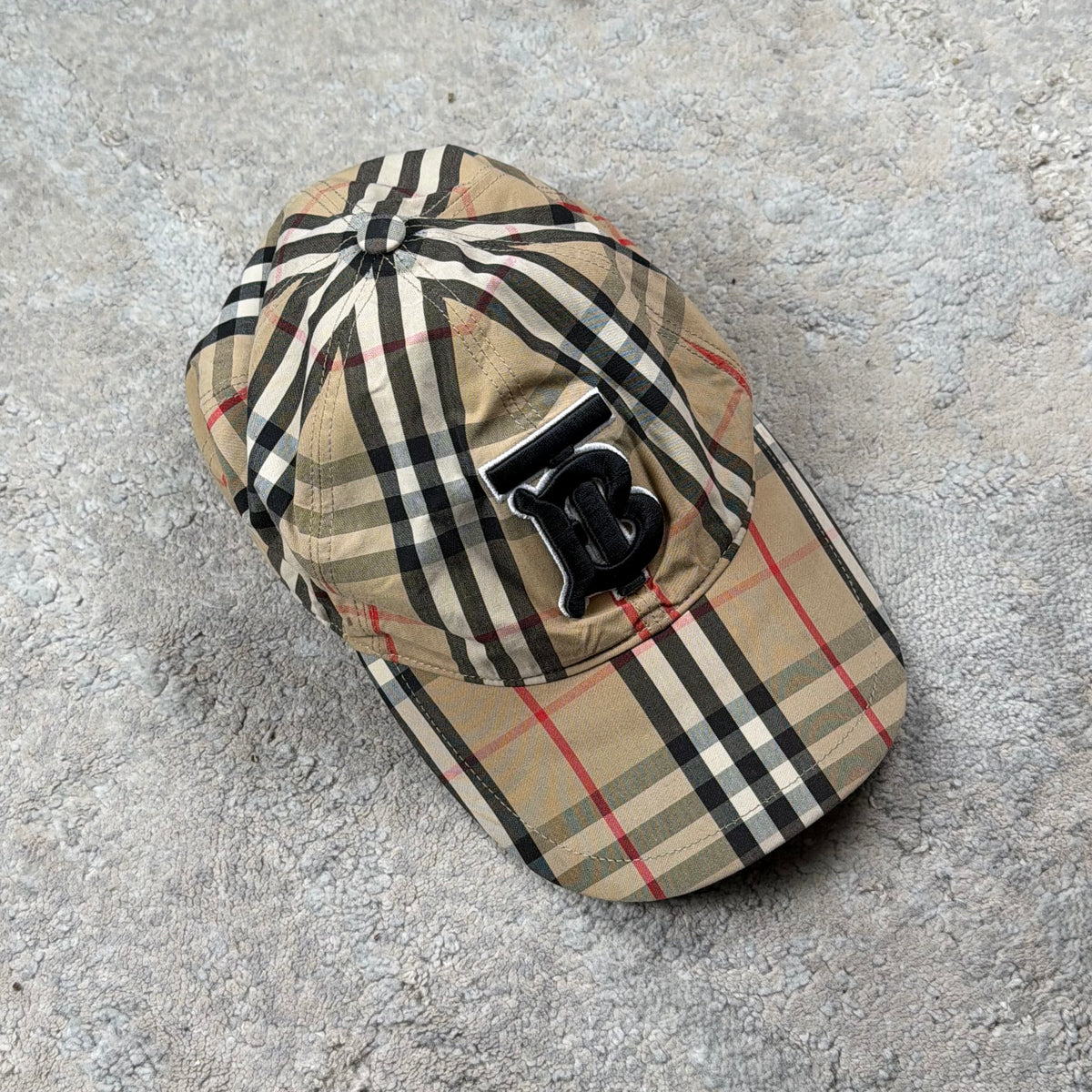 Burberry Biege Check Baseball Cap - S/M (57cm)
