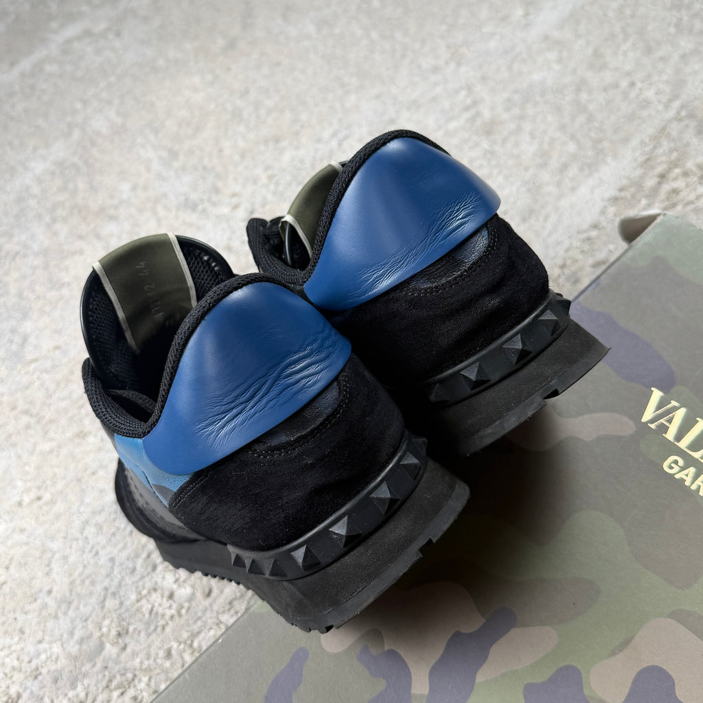 Valentino Garavani Blue Camo Trainer’s - 10/10.5UK