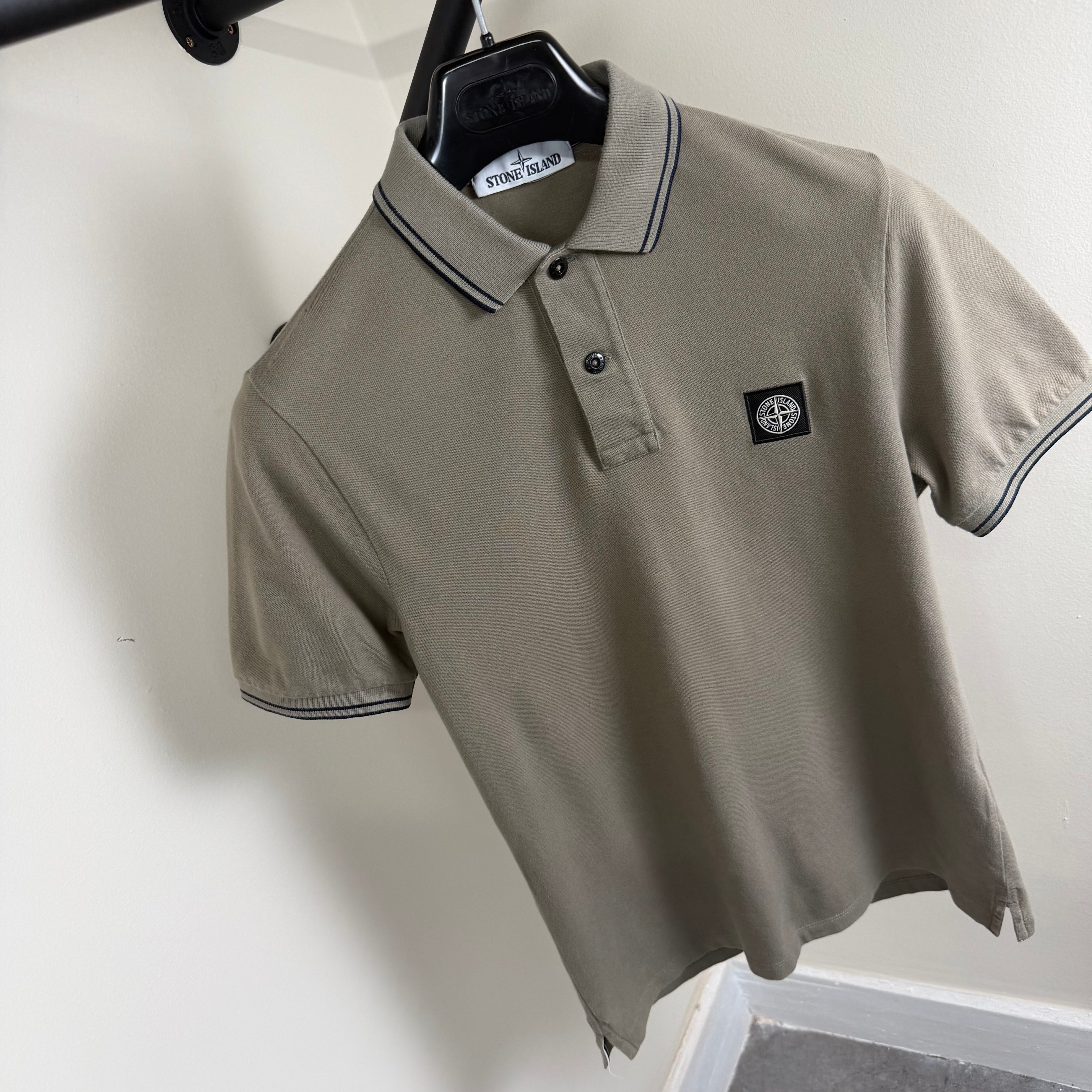 Stone Island Compass Polo Shirt - Small 17.5’’