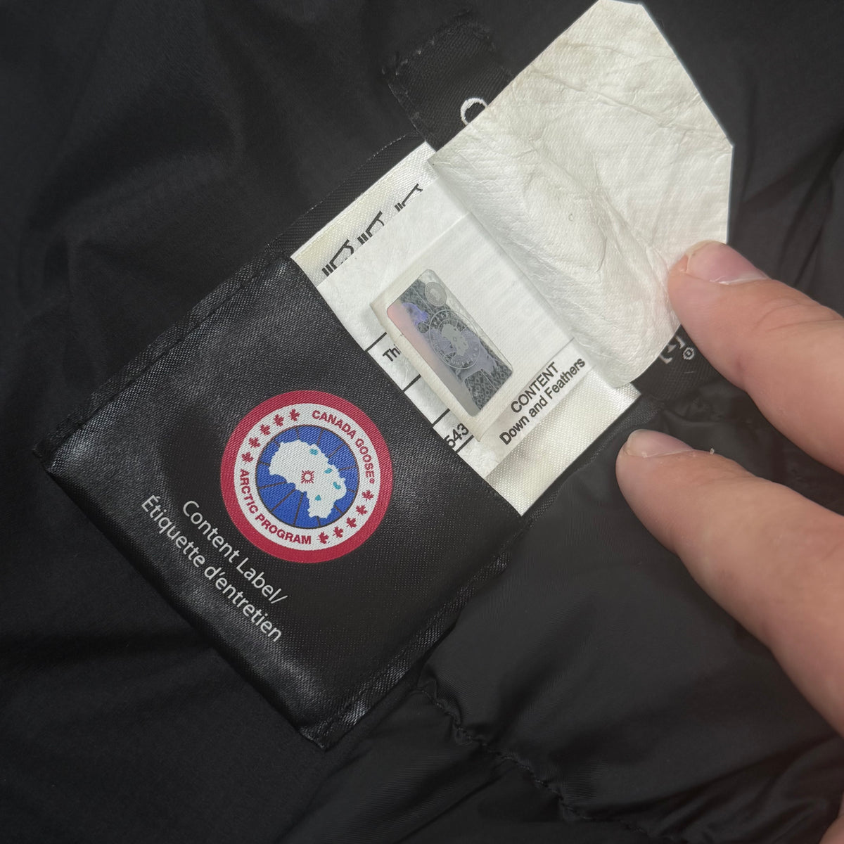Canada Goose Lodge Jacket Black - Medium 21’’