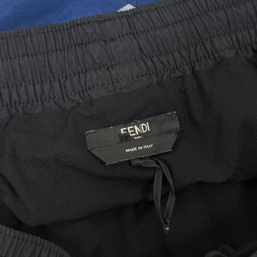 Fendi Bug Eye Blue Swimming Shorts - Small