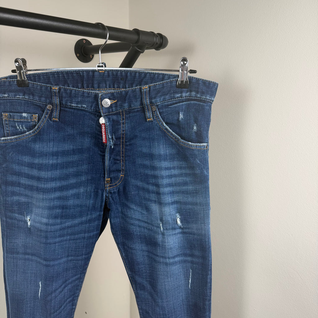 Dsqaured2 Blue Denim Jeans - 34W